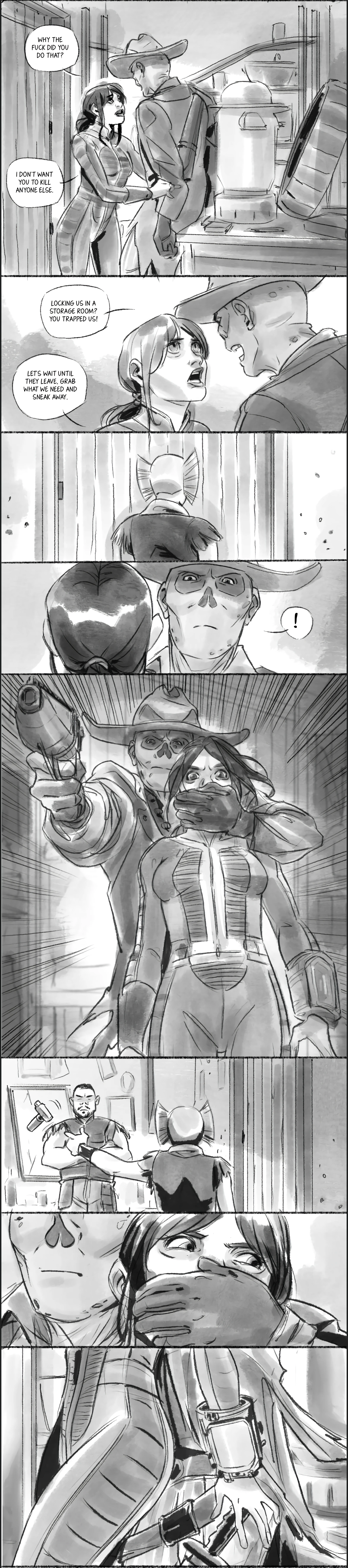 Trapped porn comic picture 5