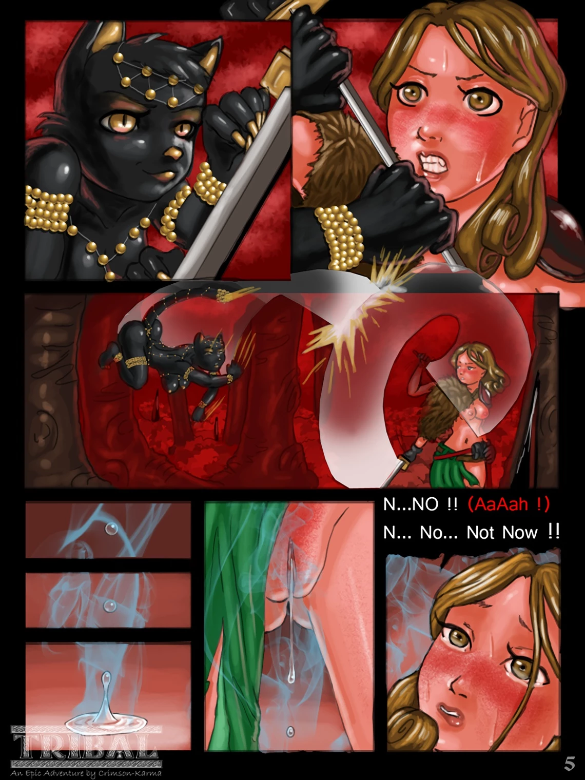 Tribal porn comic picture 5