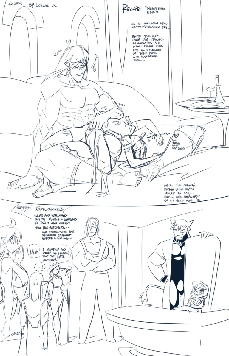 Trolls VS Elves - Riding Contest porn comic picture 9