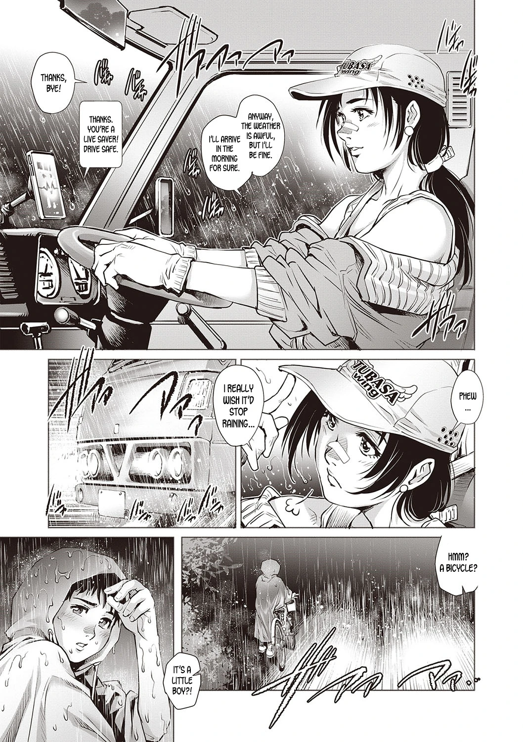 Truck Girl and Virgin Boy porn comic picture 3