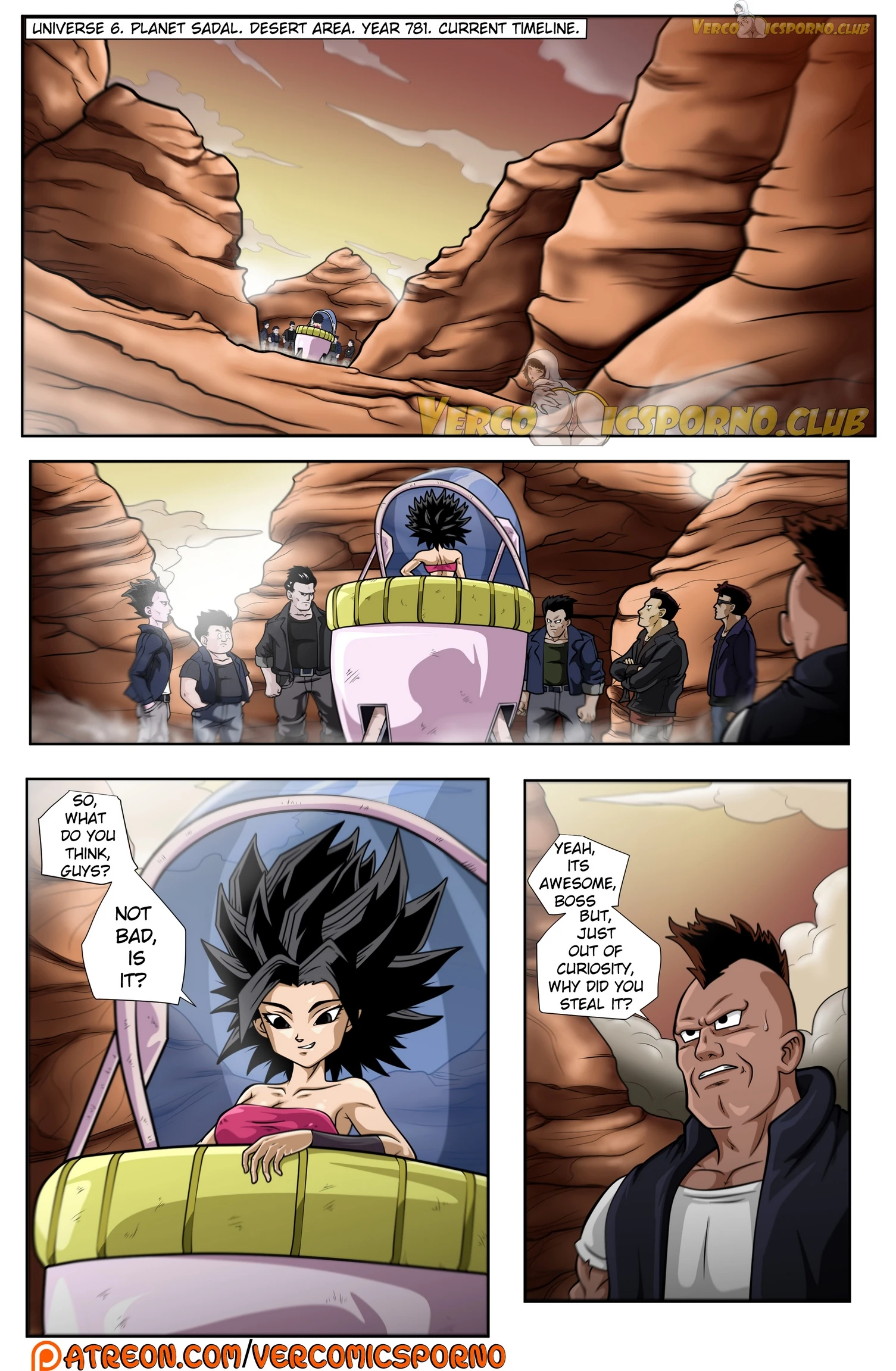 Trunks and Caulifla porn comic picture 2
