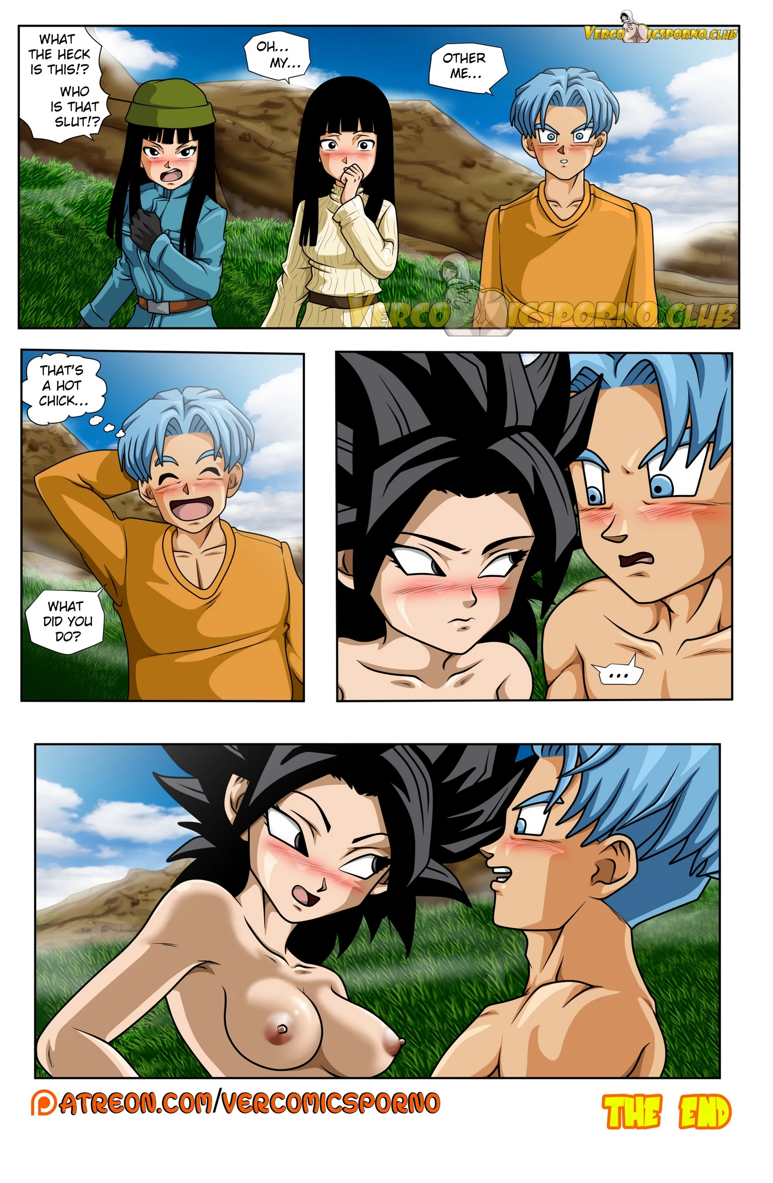 Trunks and Caulifla porn comic picture 29