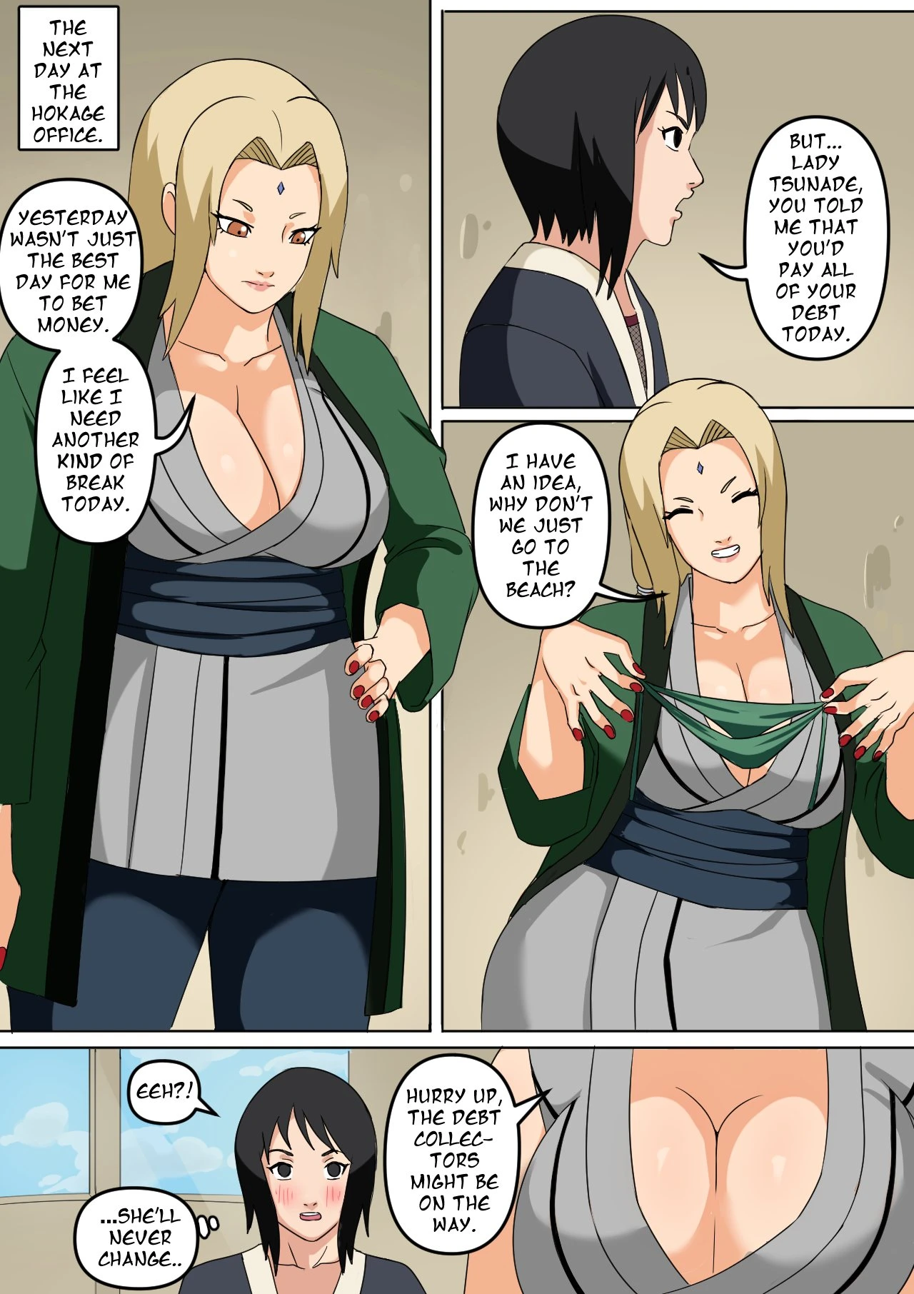Tsunade & Ino Double Trouble porn comic picture 14