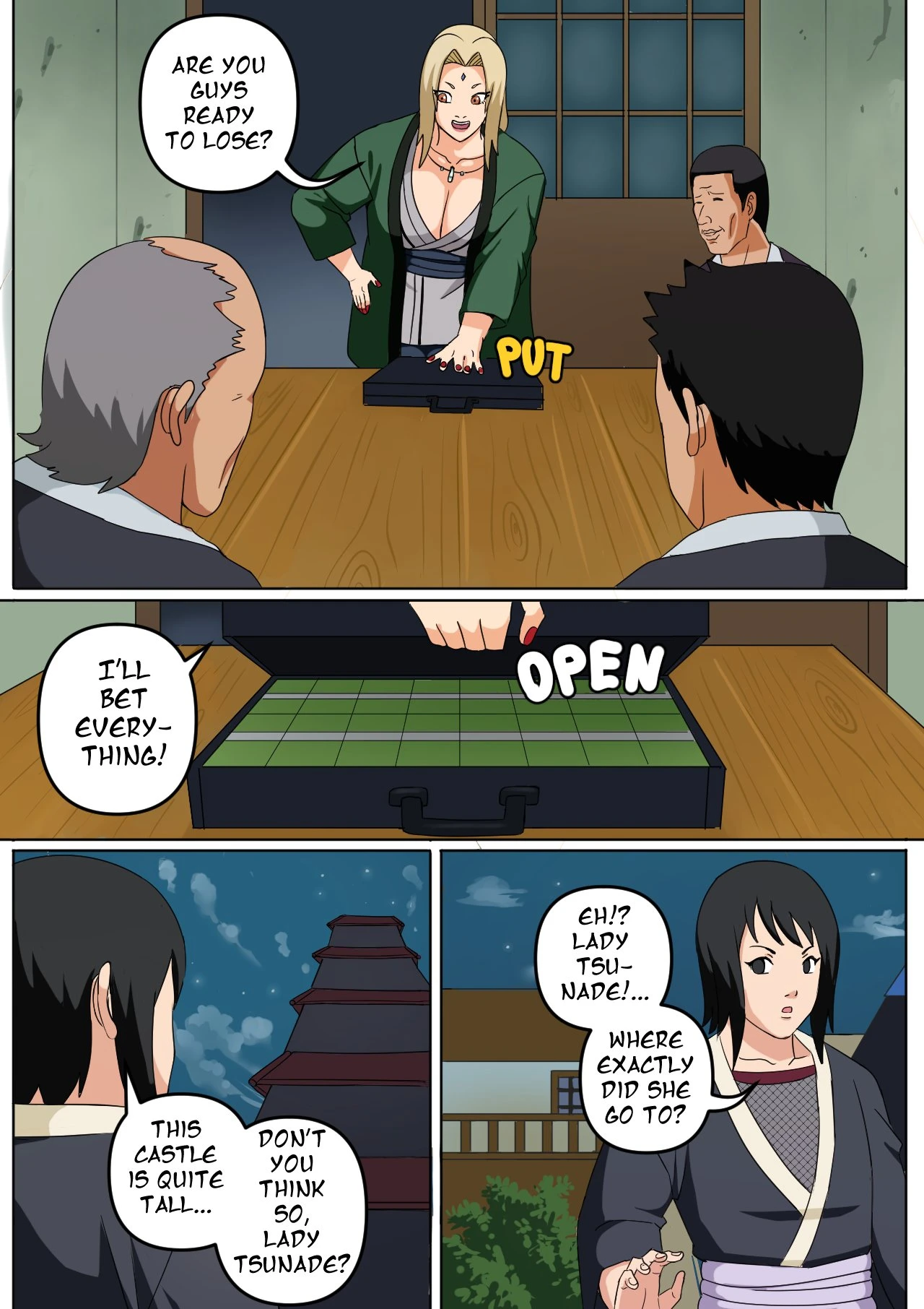 Tsunade & Ino Double Trouble porn comic picture 2