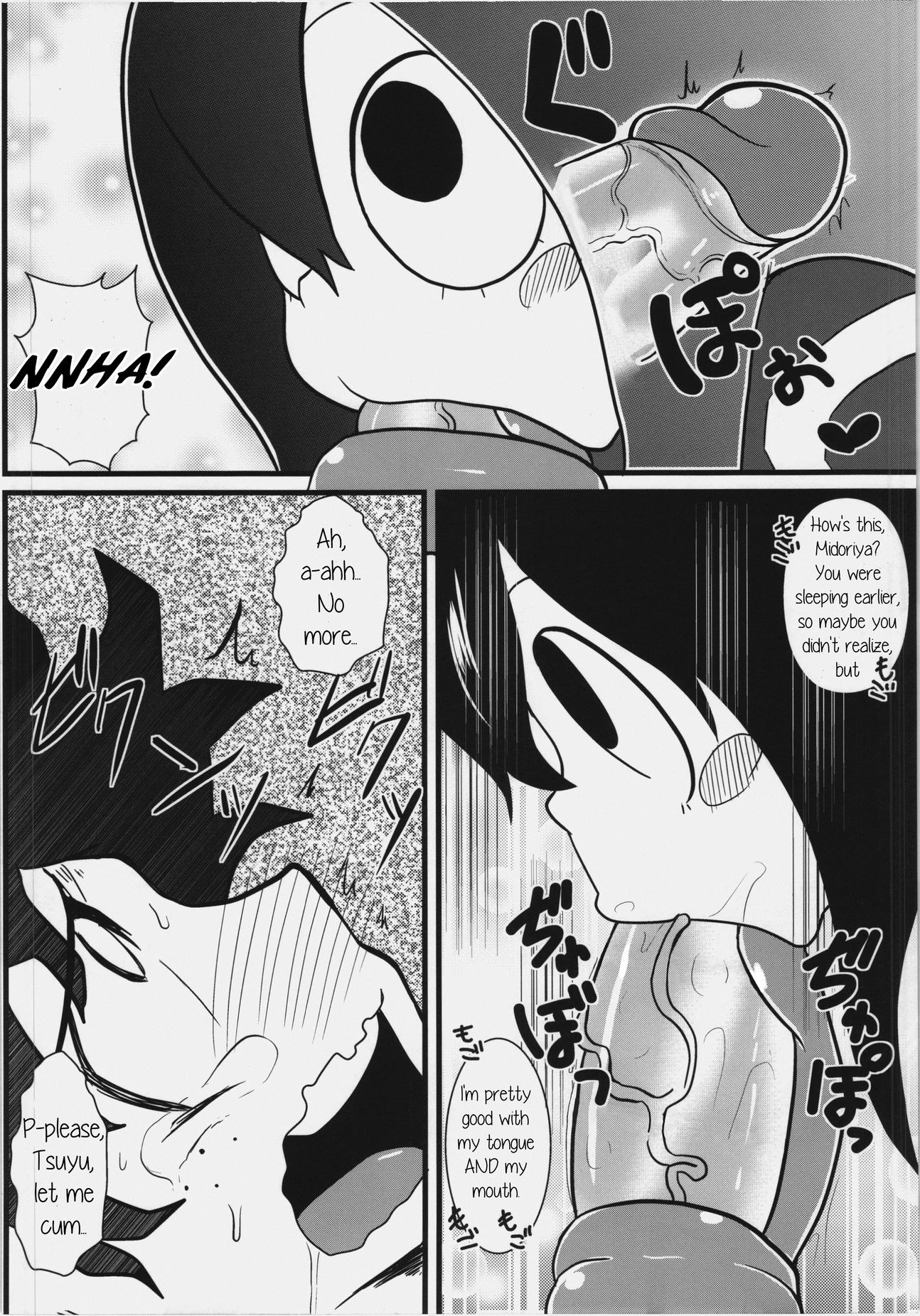 Tsuyu and! Some Do-Your-Best DEKX porn comic picture 10
