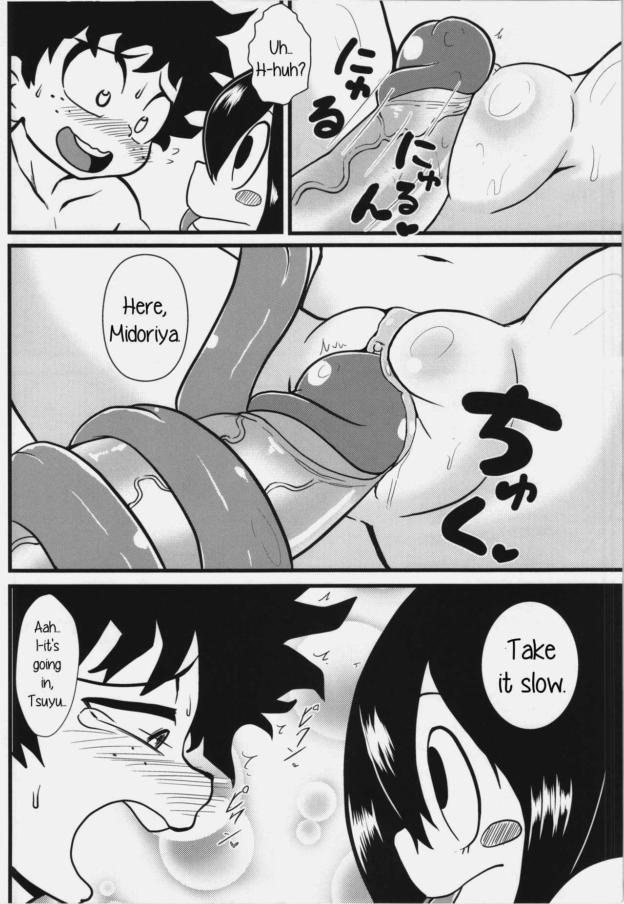 Tsuyu and! Some Do-Your-Best DEKX porn comic picture 16