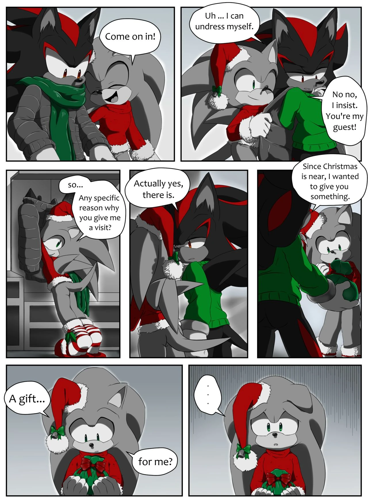 Twelve Pages of Sonadow porn comic picture 2