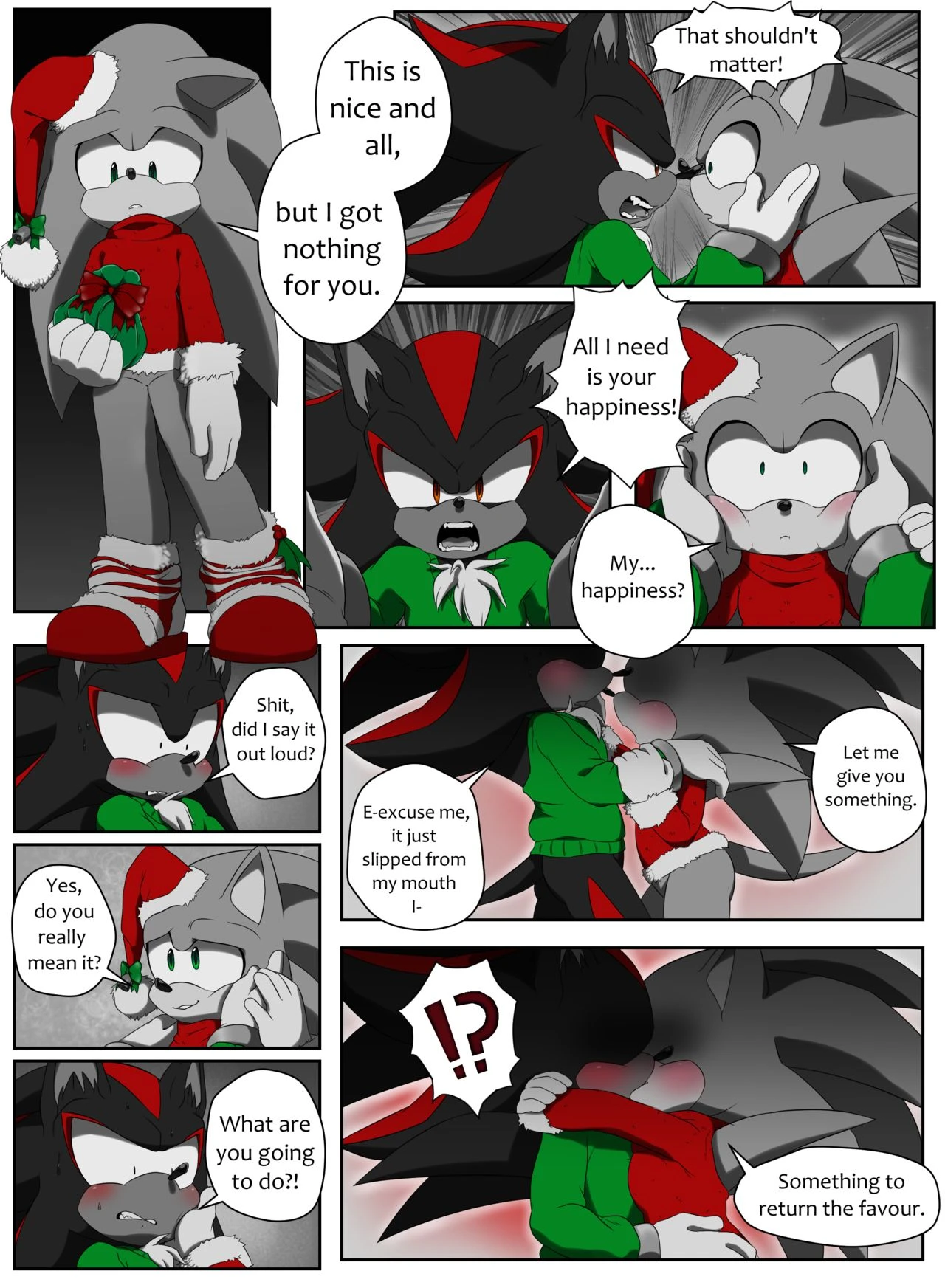 Twelve Pages of Sonadow porn comic picture 3