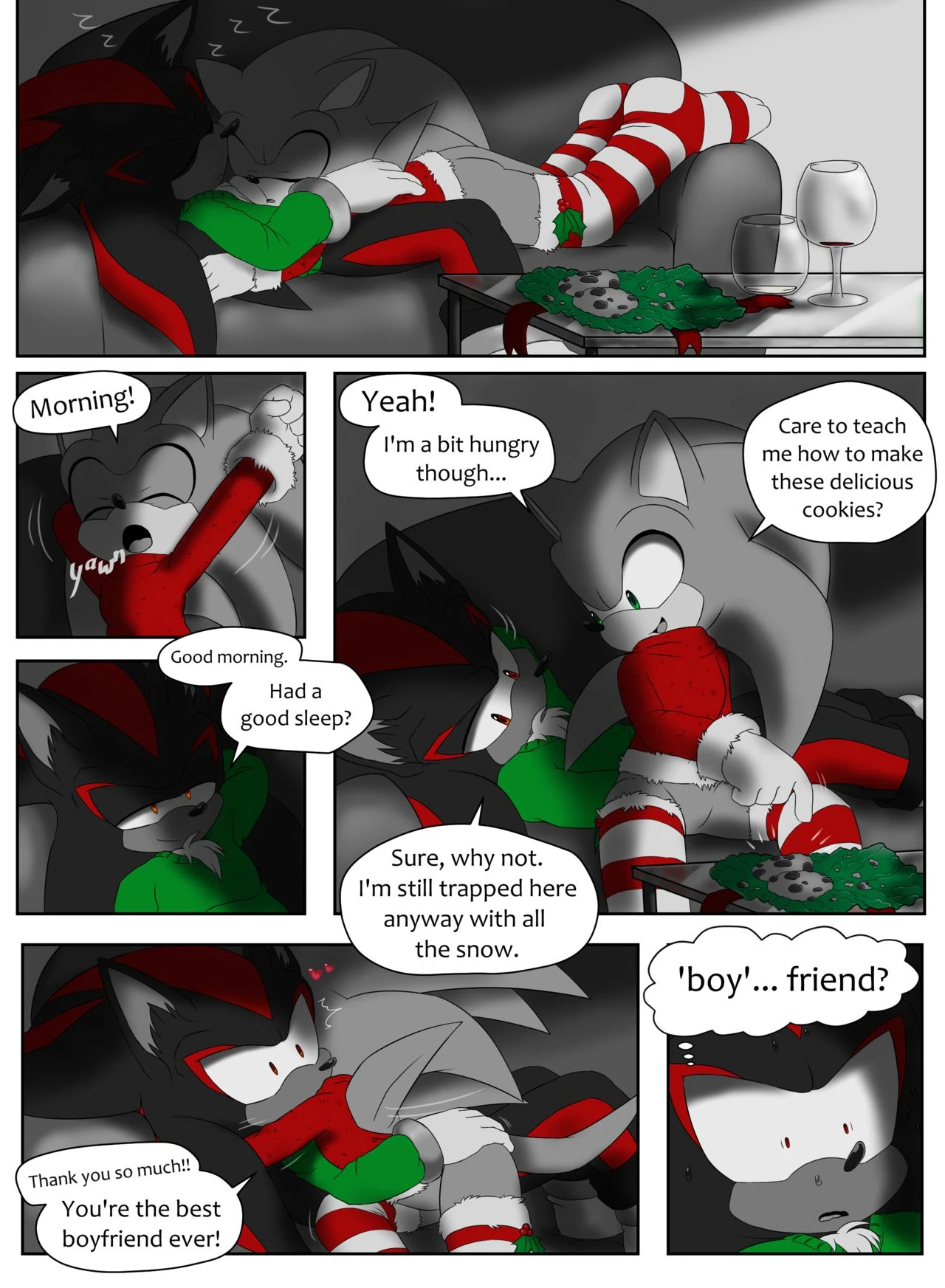 Twelve Pages of Sonadow porn comic picture 6