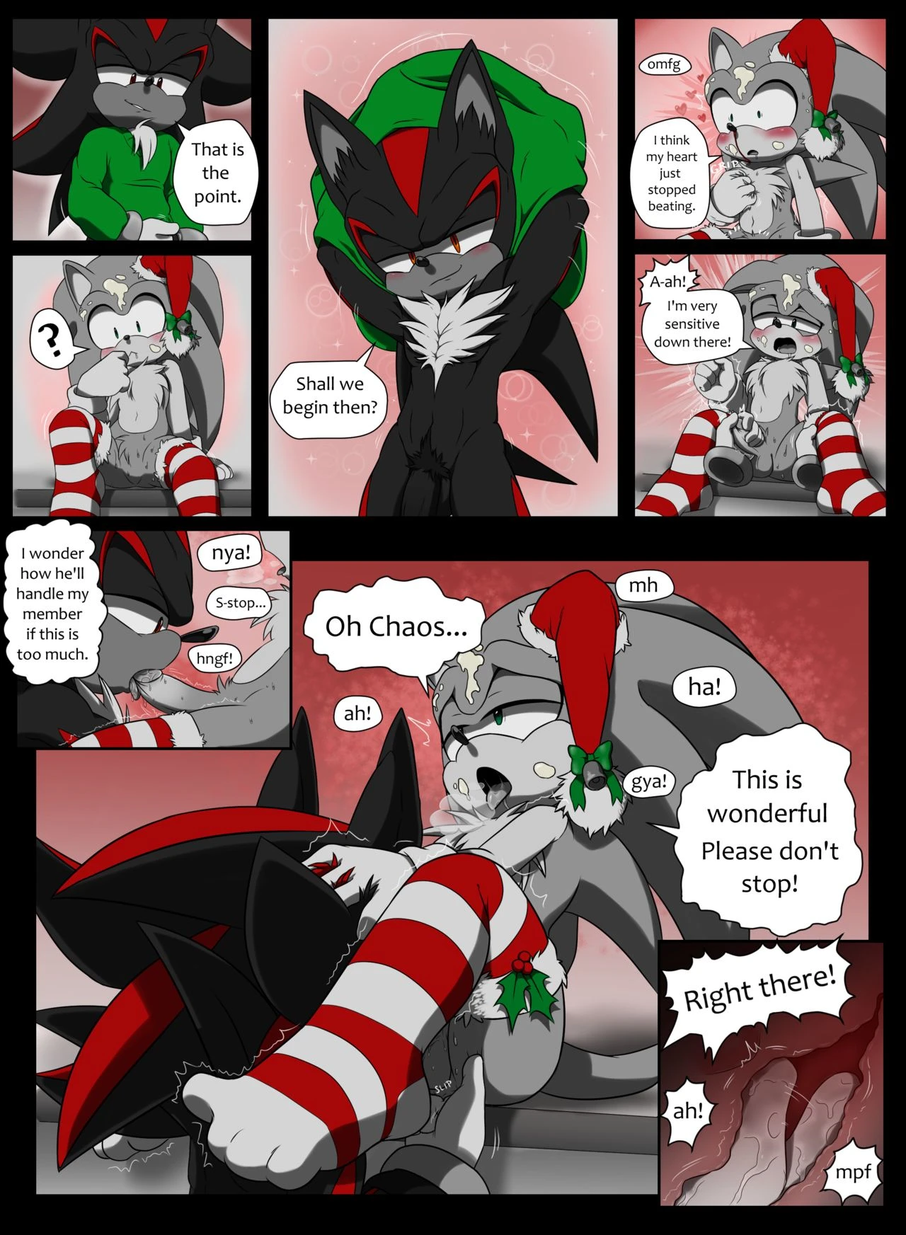 Twelve Pages of Sonadow porn comic picture 9