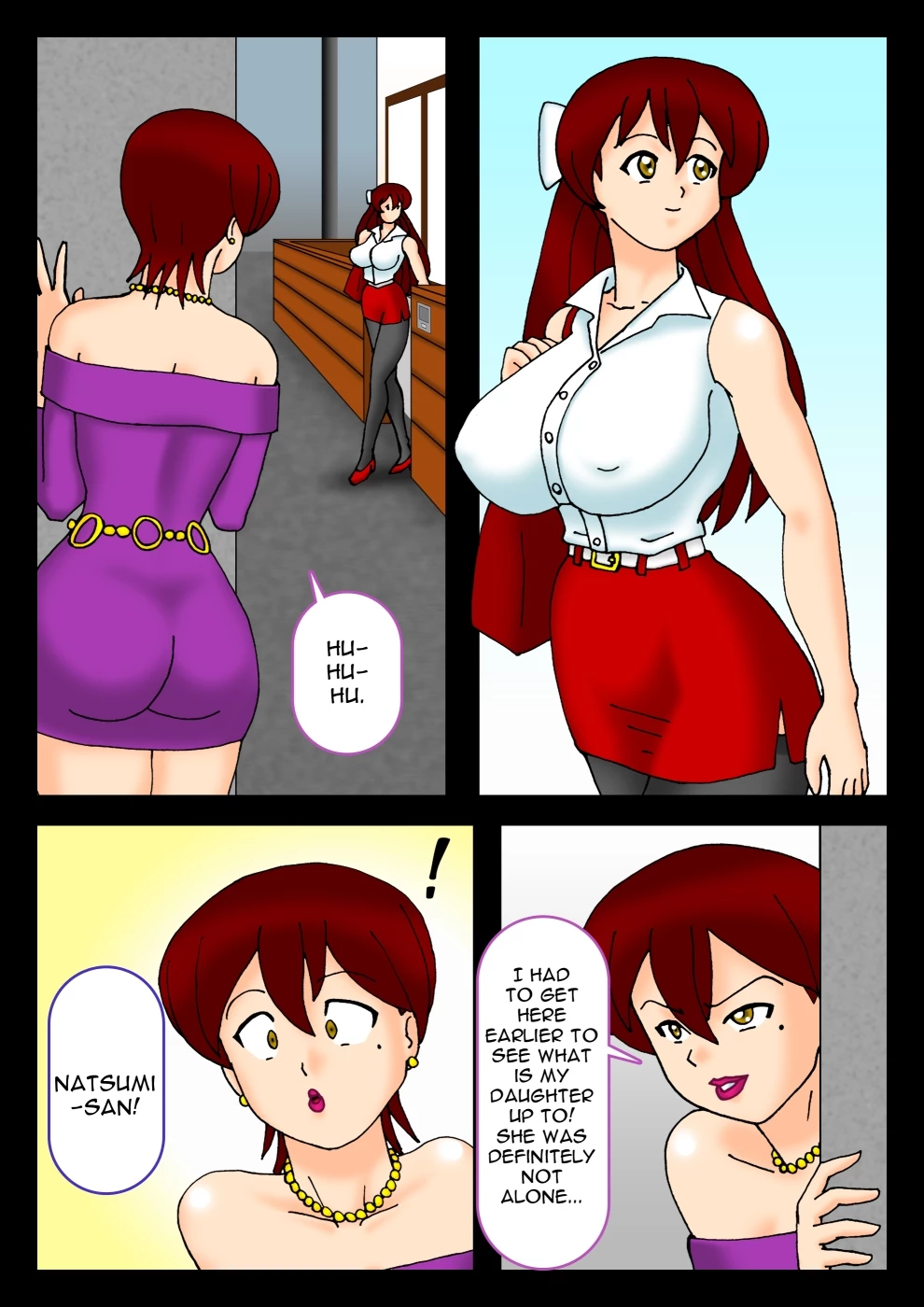 TWO+ONE -Kyonyuu Oyako- porn comic picture 9