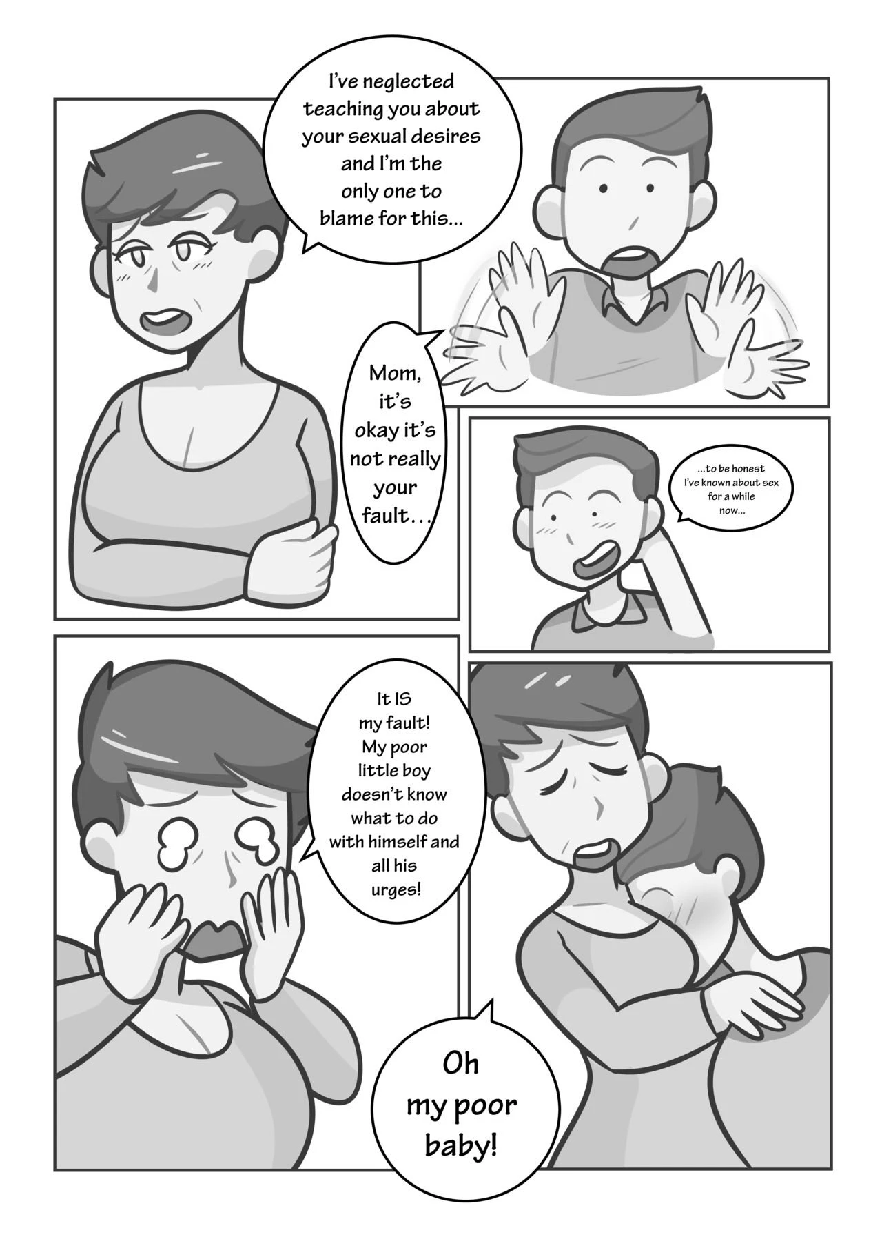 Uhh, Mom? Why Are You Taking Your Clothes Off? porn comic picture 4