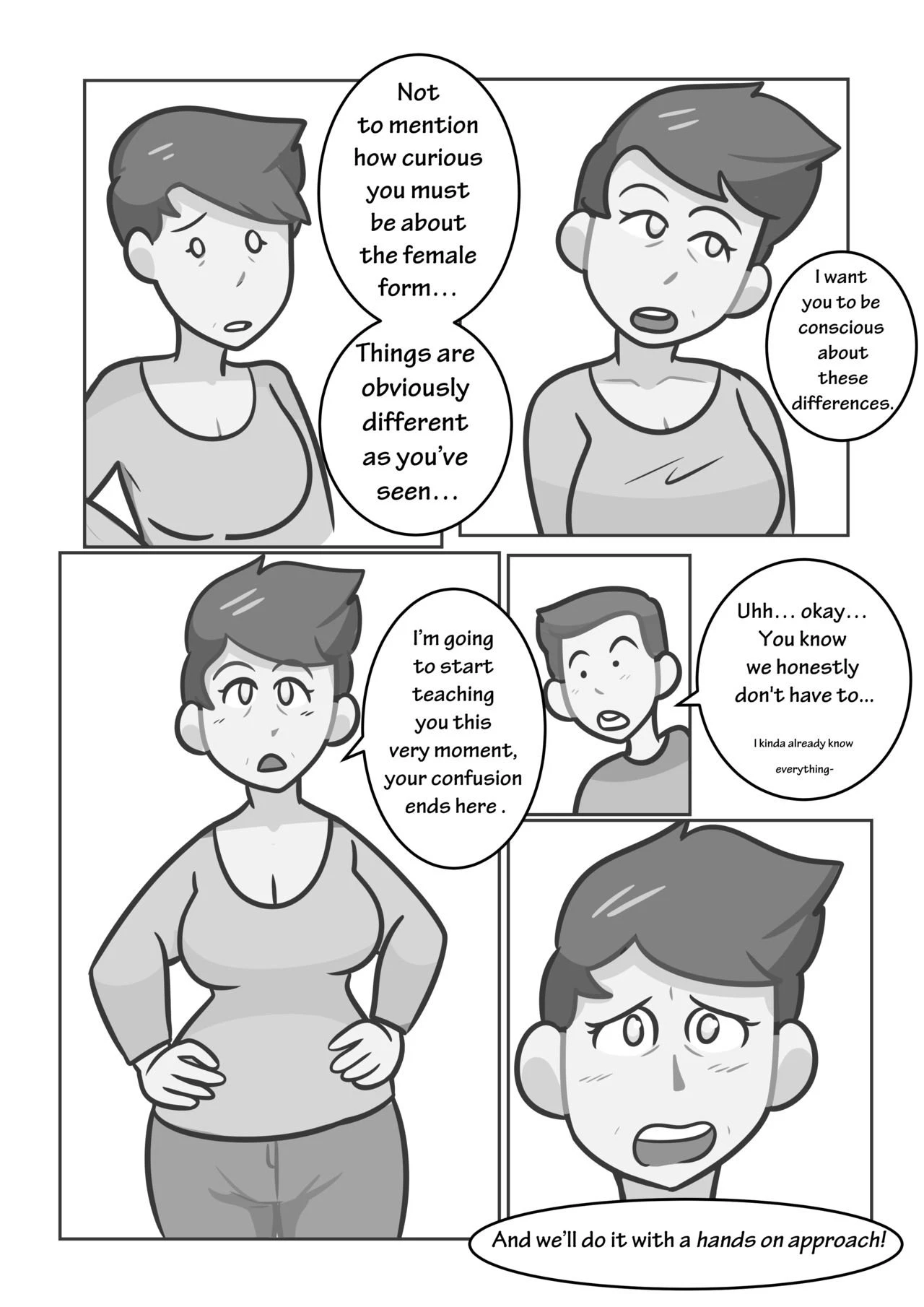 Uhh, Mom? Why Are You Taking Your Clothes Off? porn comic picture 5