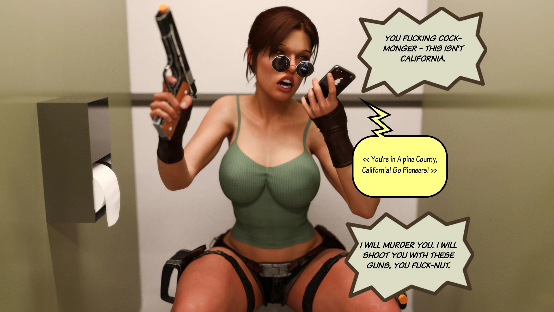 Unconventional porn comic picture 19