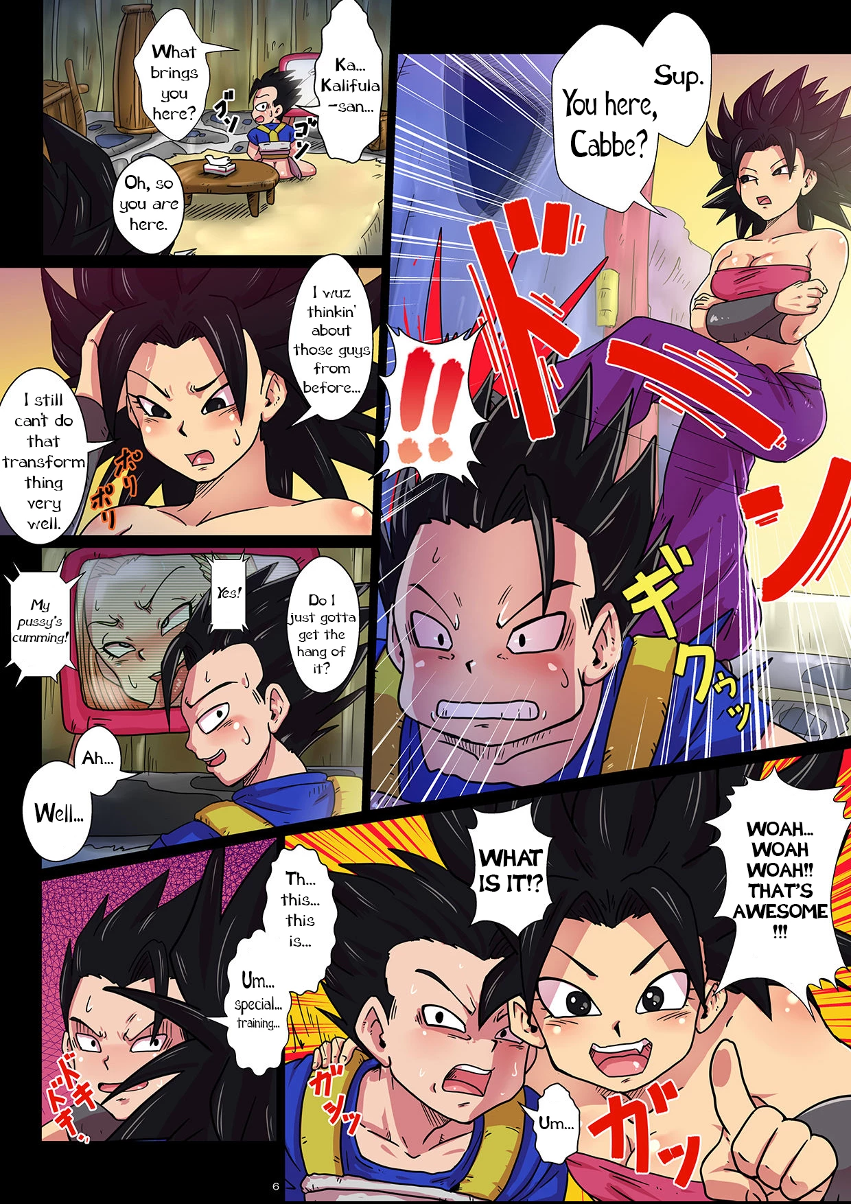 Universe 6 special training porn comic picture 6