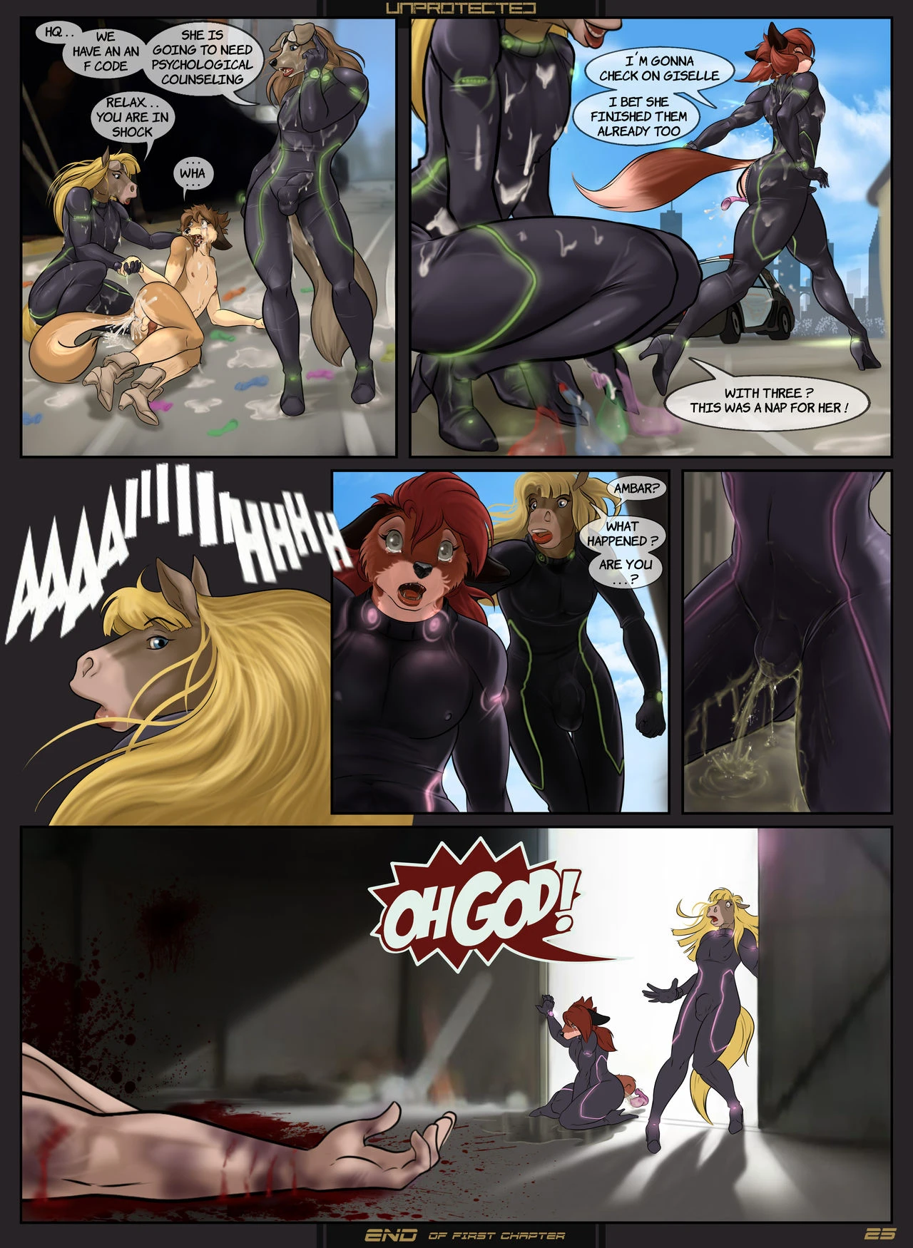 Unprotected porn comic picture 26