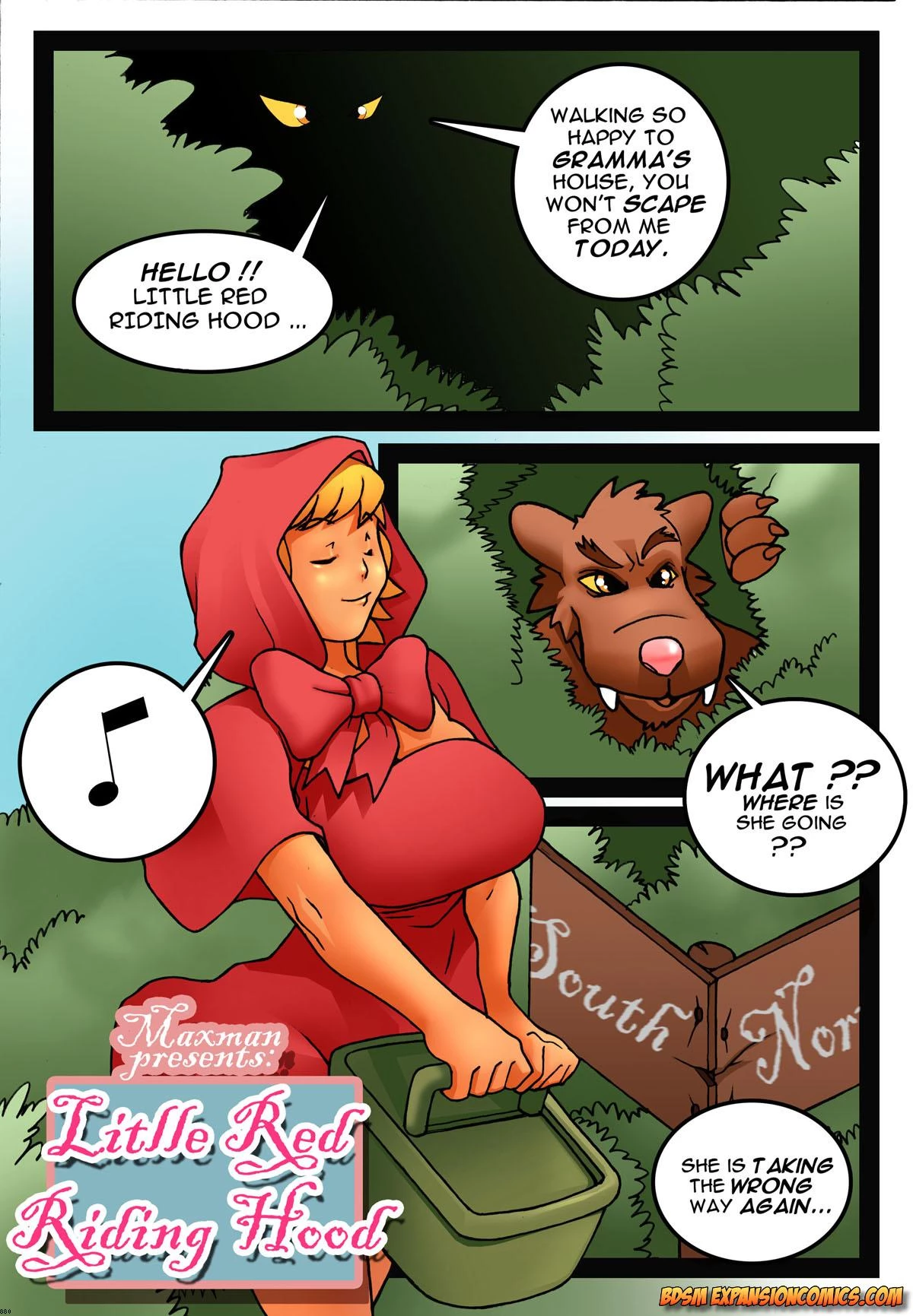 Untold Fairy Tales - Red Riding Hood porn comic picture 2