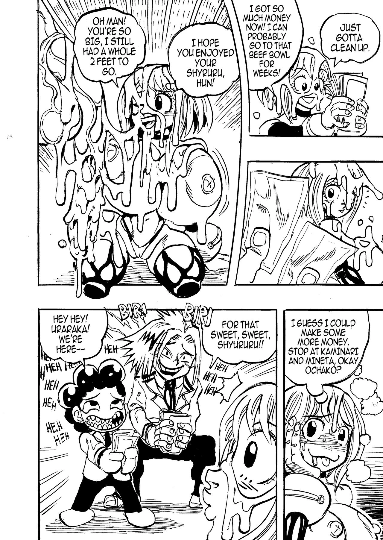 Uraraka's Shyururu porn comic picture 16