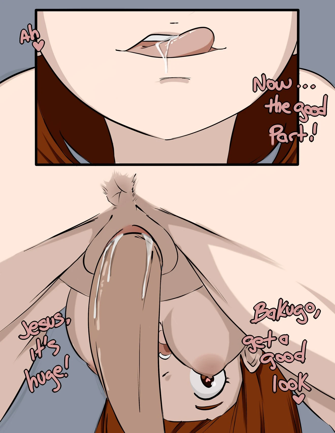 Uraraka's tape porn comic picture 7