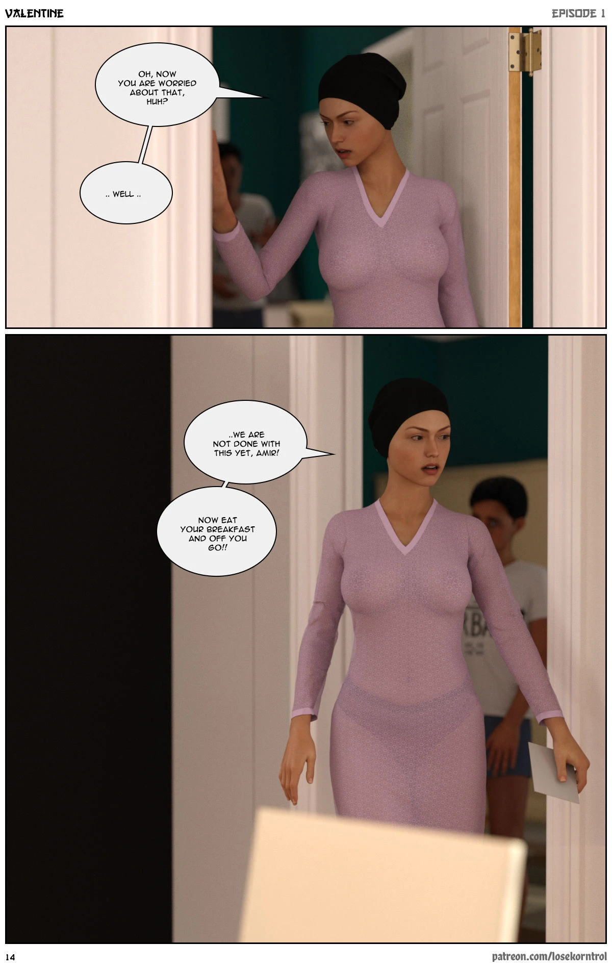 Valentine: Episode 1 porn comic picture 15