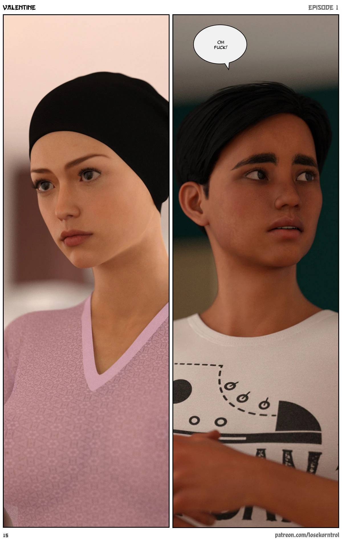 Valentine: Episode 1 porn comic picture 16