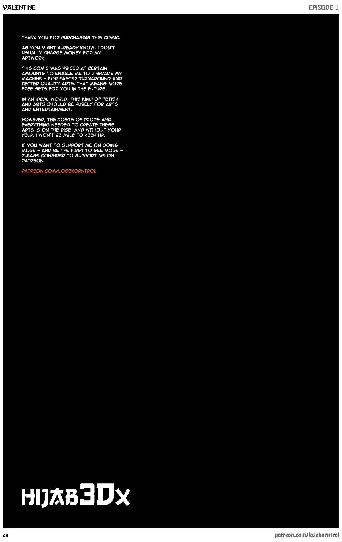 Valentine: Episode 1 porn comic picture 49