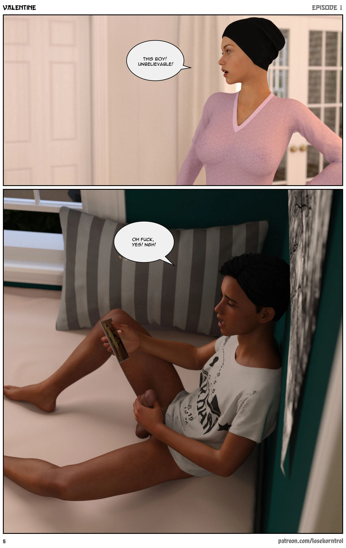 Valentine: Episode 1 porn comic picture 6