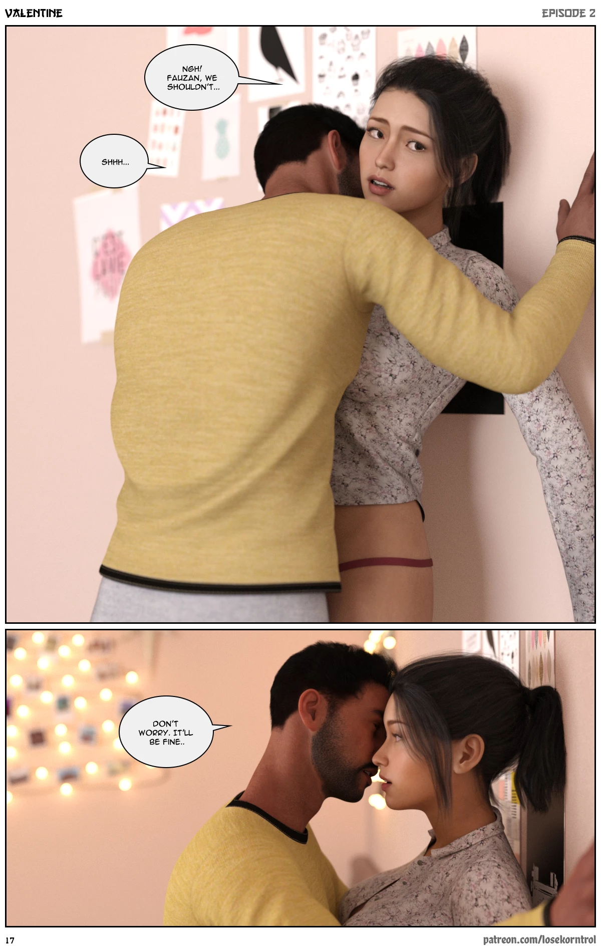 Valentine: Episode 2 porn comic picture 17