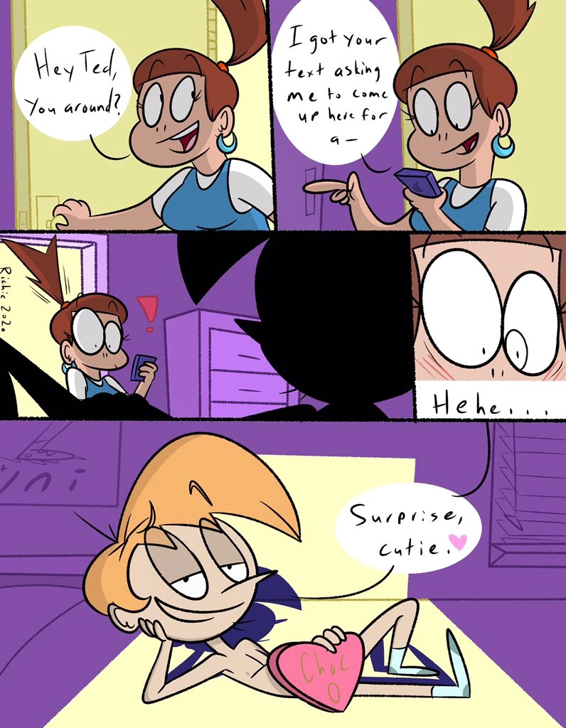 Valentine Hearts porn comic picture 2