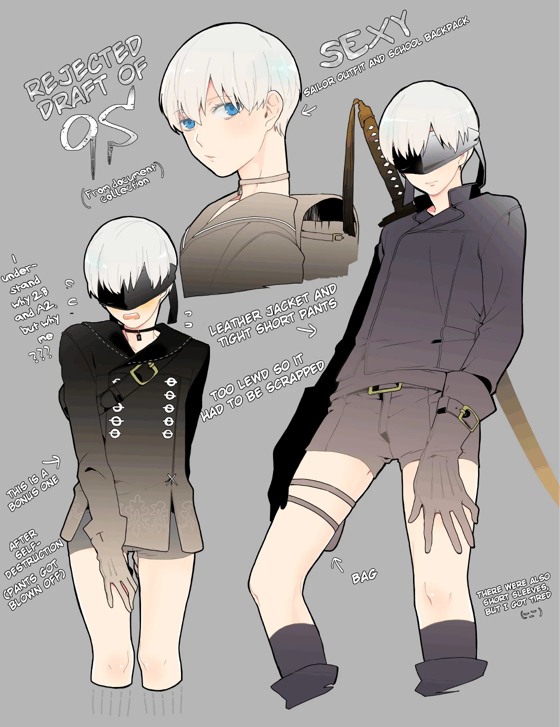 Various to 9S porn comic picture 1