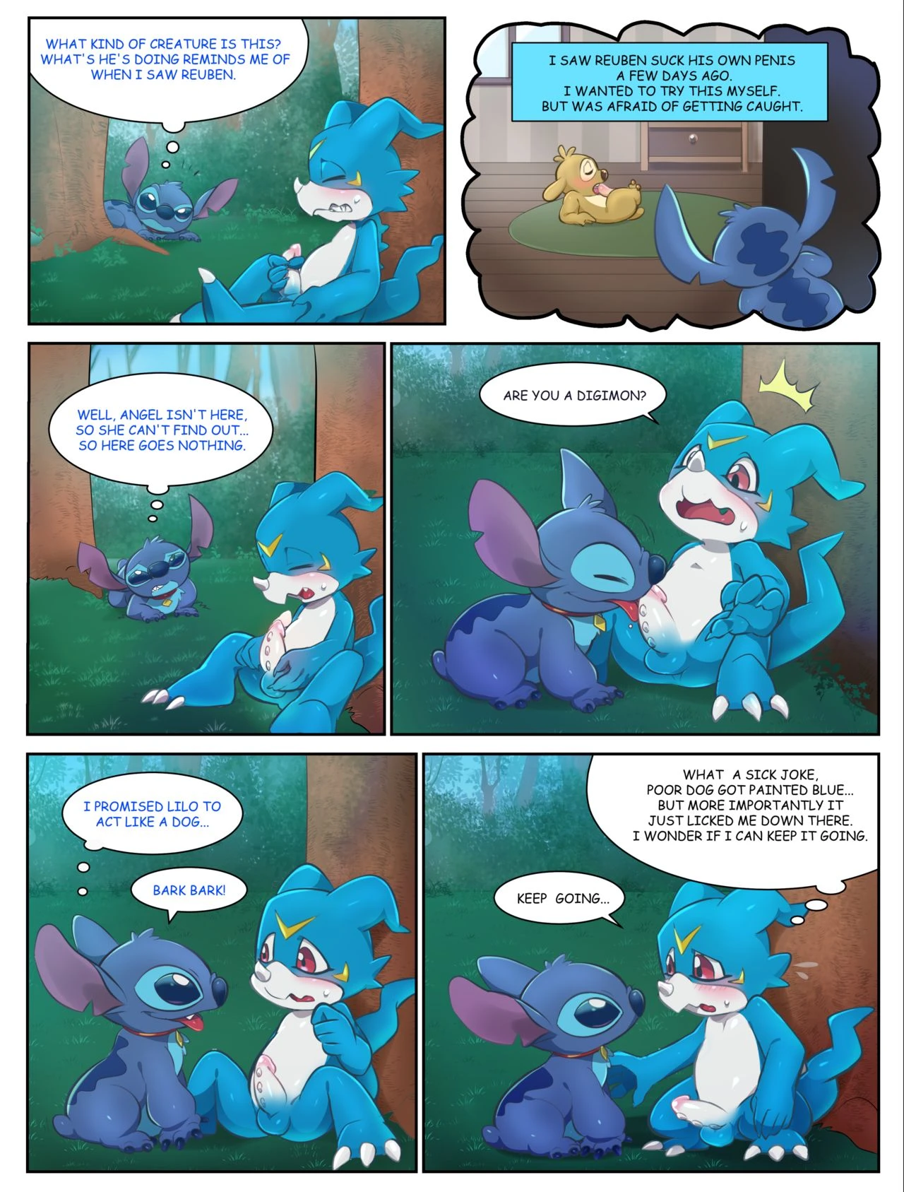Veemon's Happy day porn comic picture 10