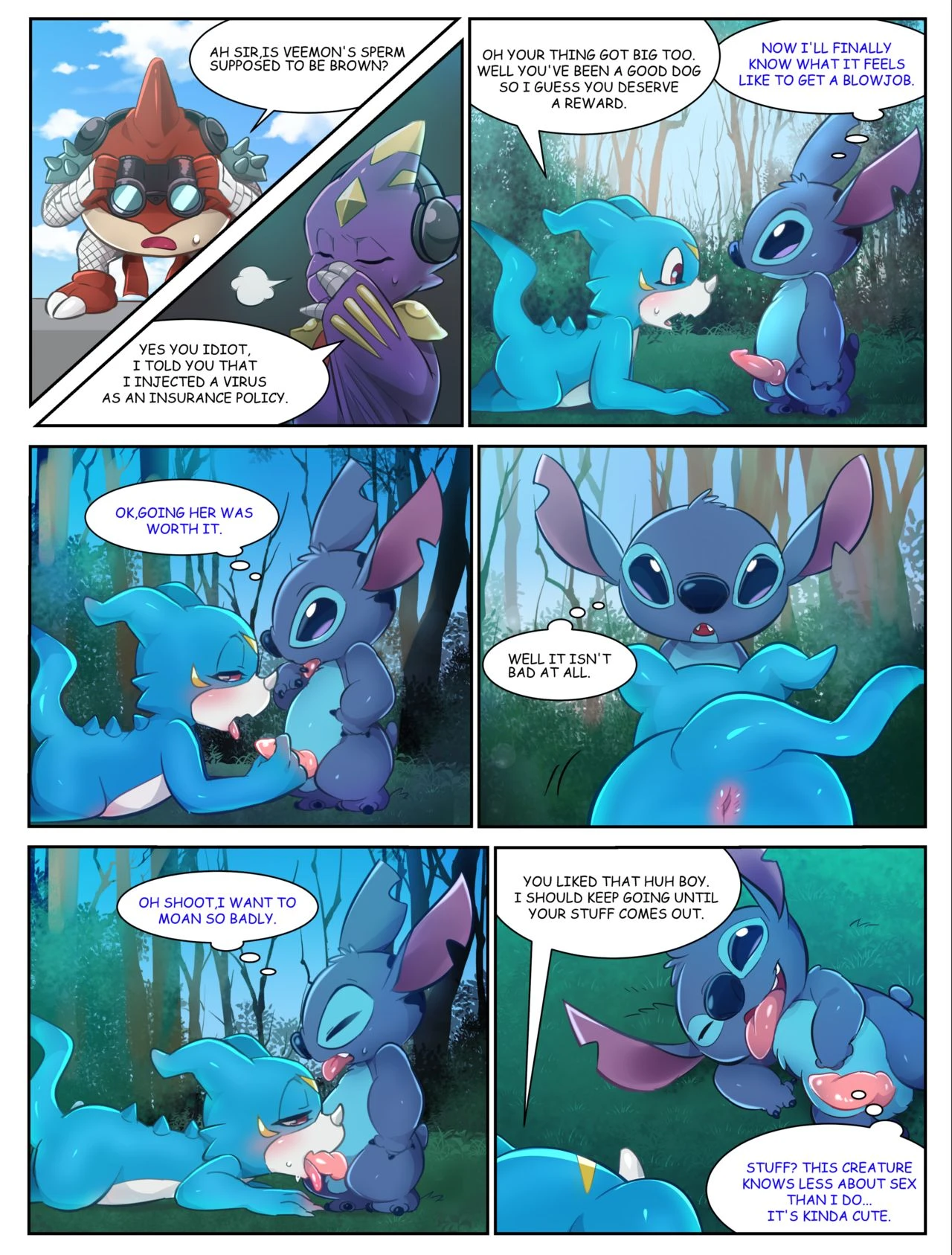 Veemon's Happy day porn comic picture 13