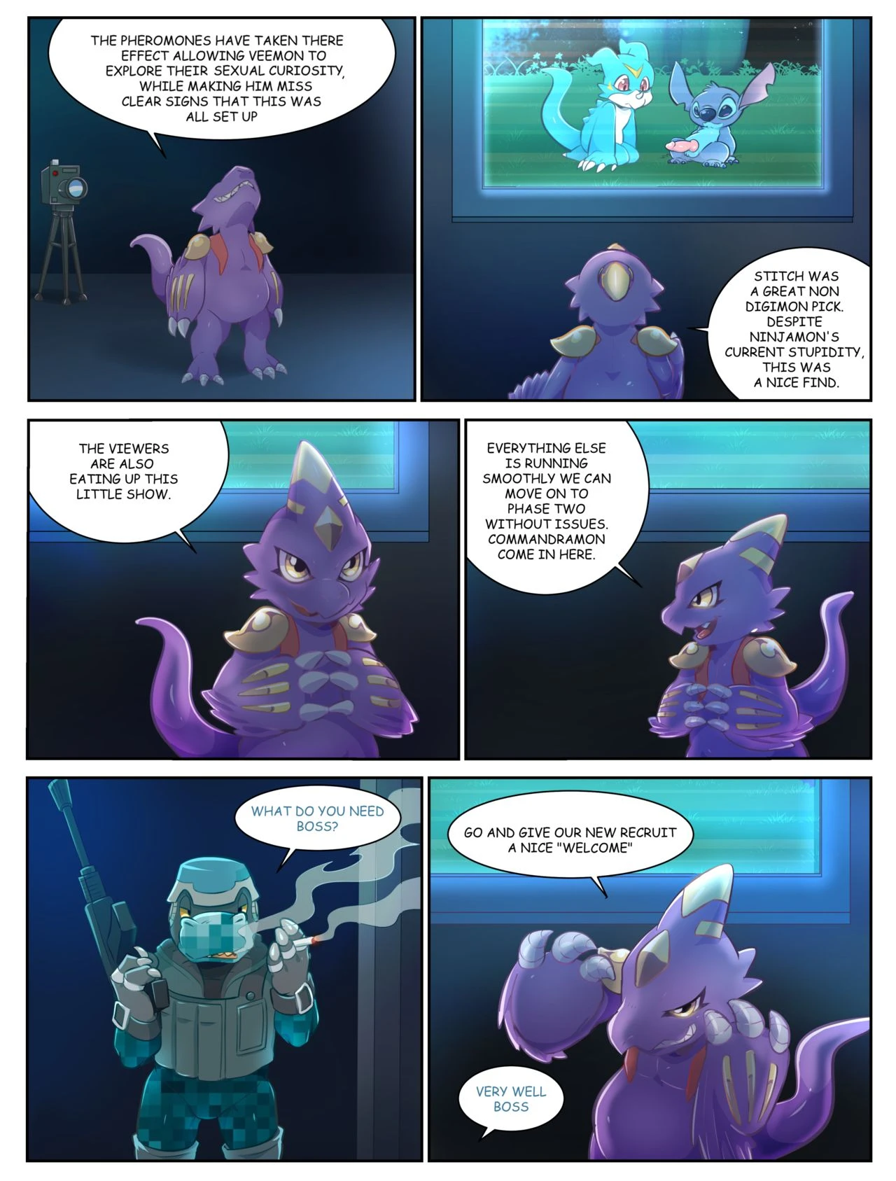 Veemon's Happy day porn comic picture 15