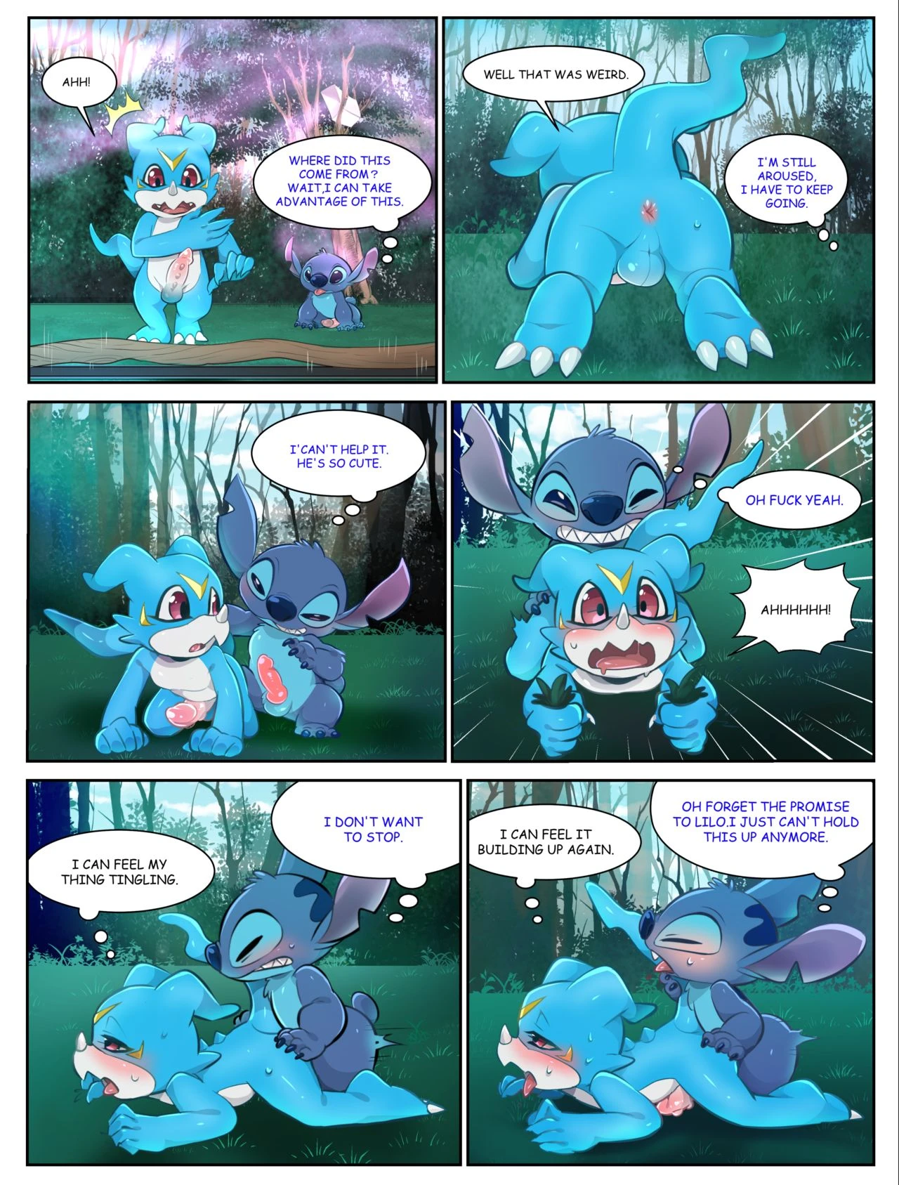 Veemon's Happy day porn comic picture 16