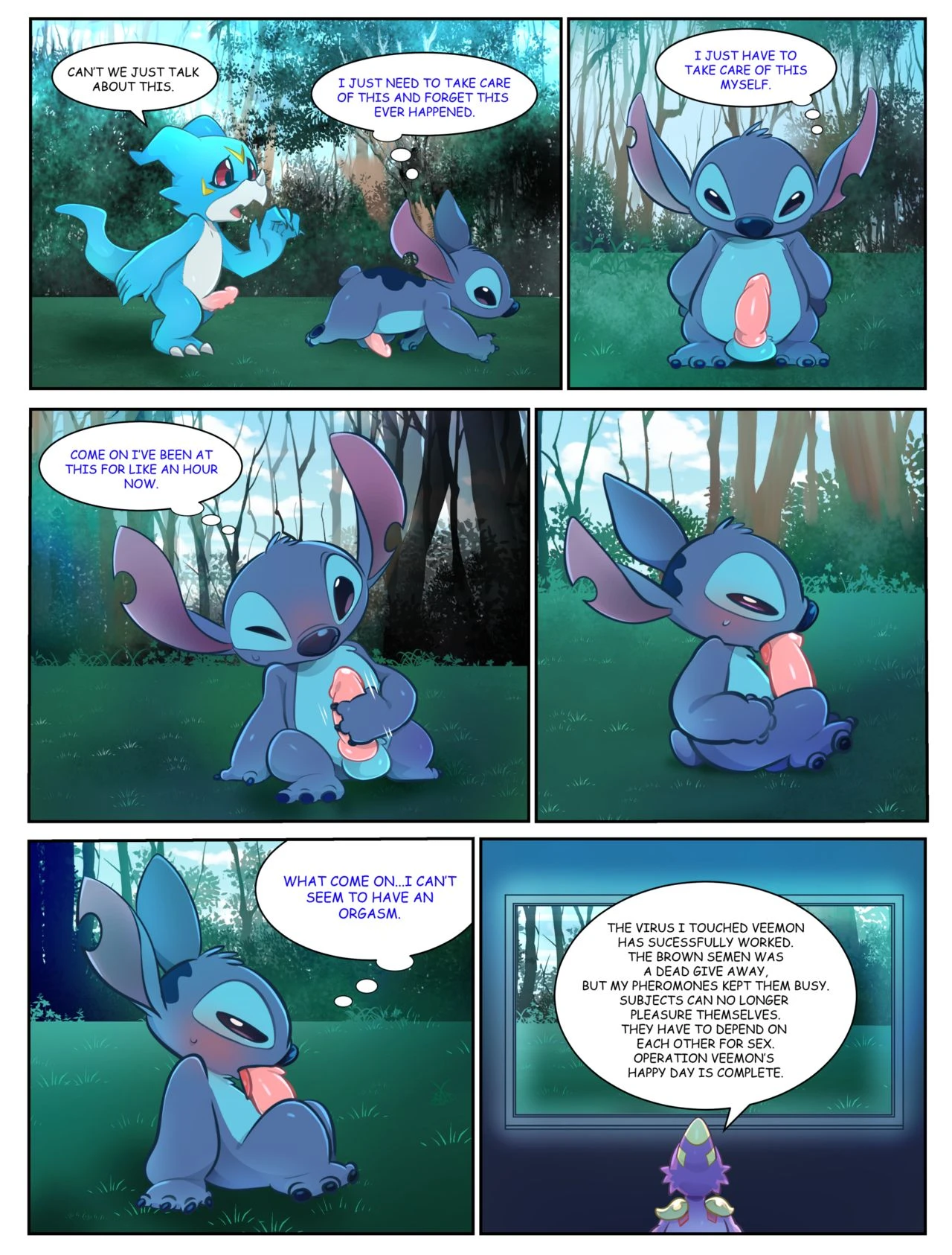 Veemon's Happy day porn comic picture 19