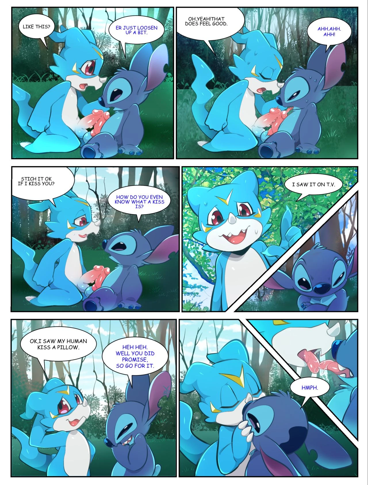 Veemon's Happy day porn comic picture 22