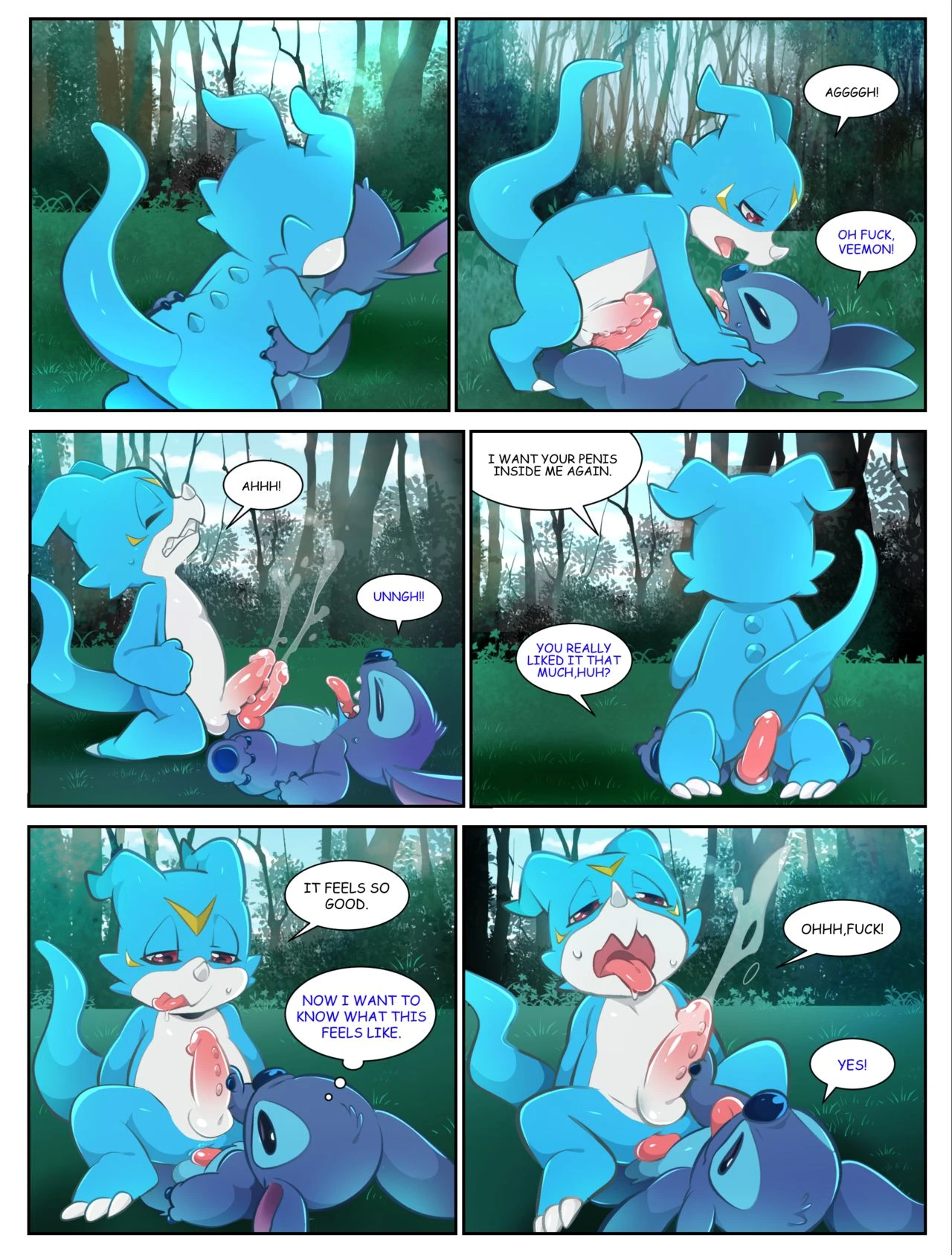 Veemon's Happy day porn comic picture 23