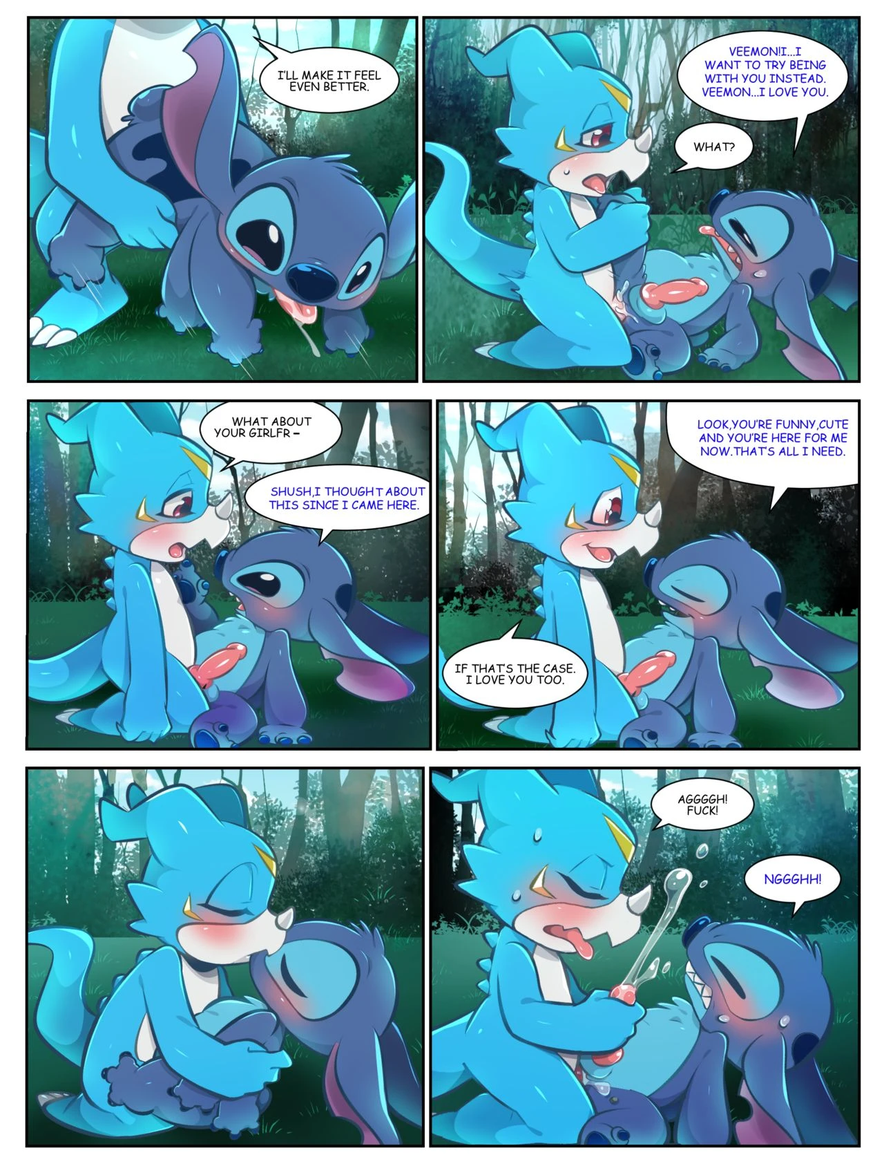 Veemon's Happy day porn comic picture 25