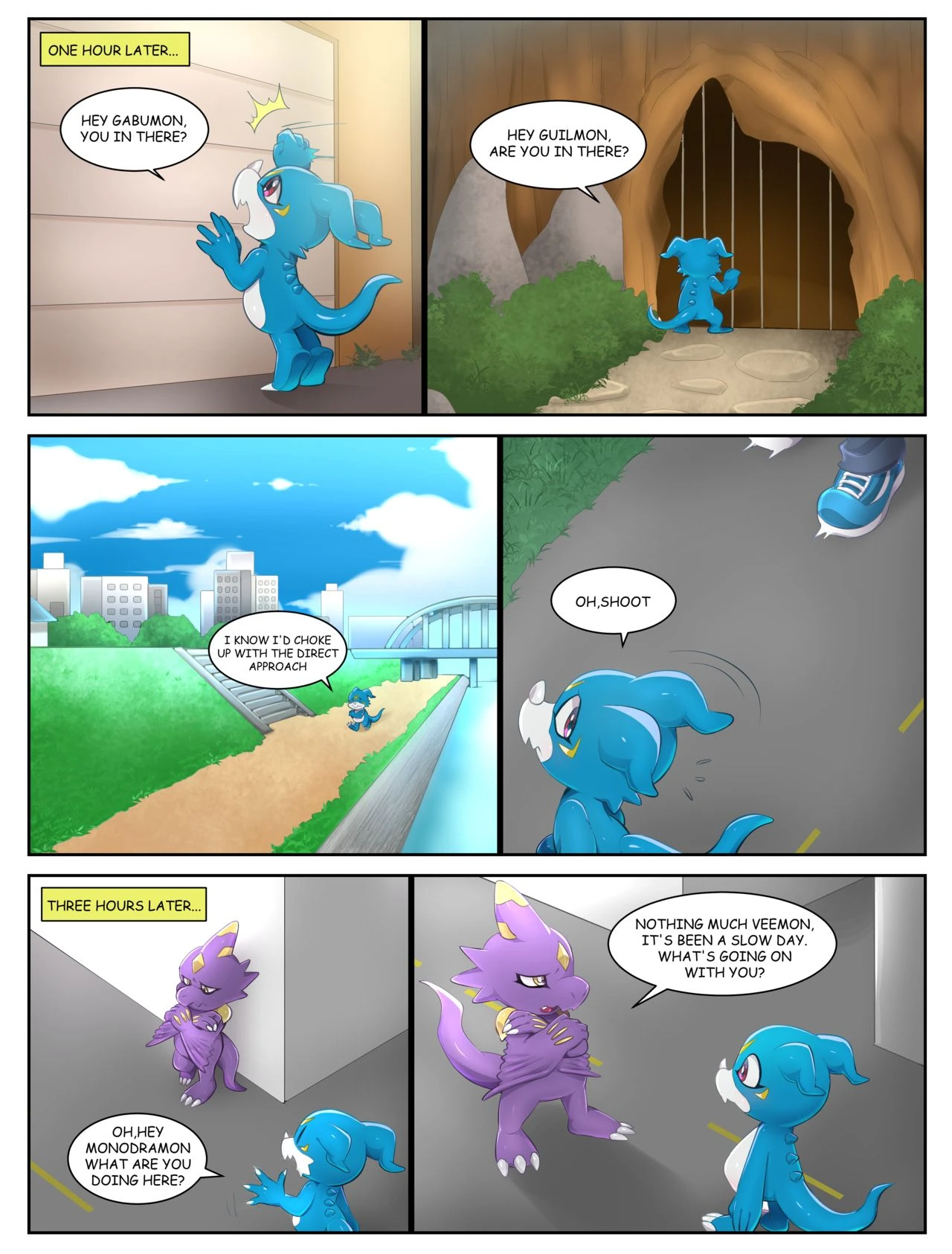 Veemon's Happy day porn comic picture 3