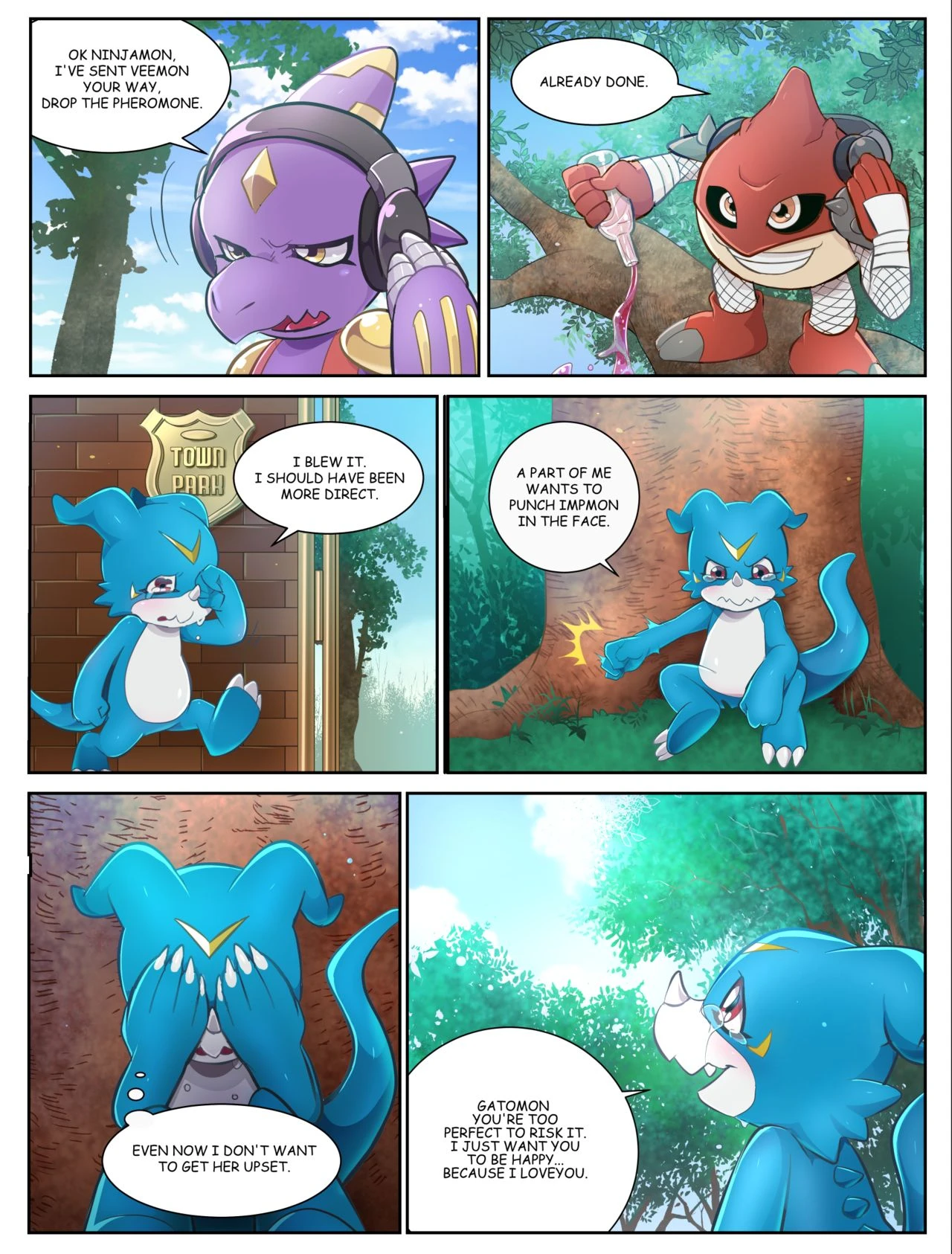 Veemon's Happy day porn comic picture 5