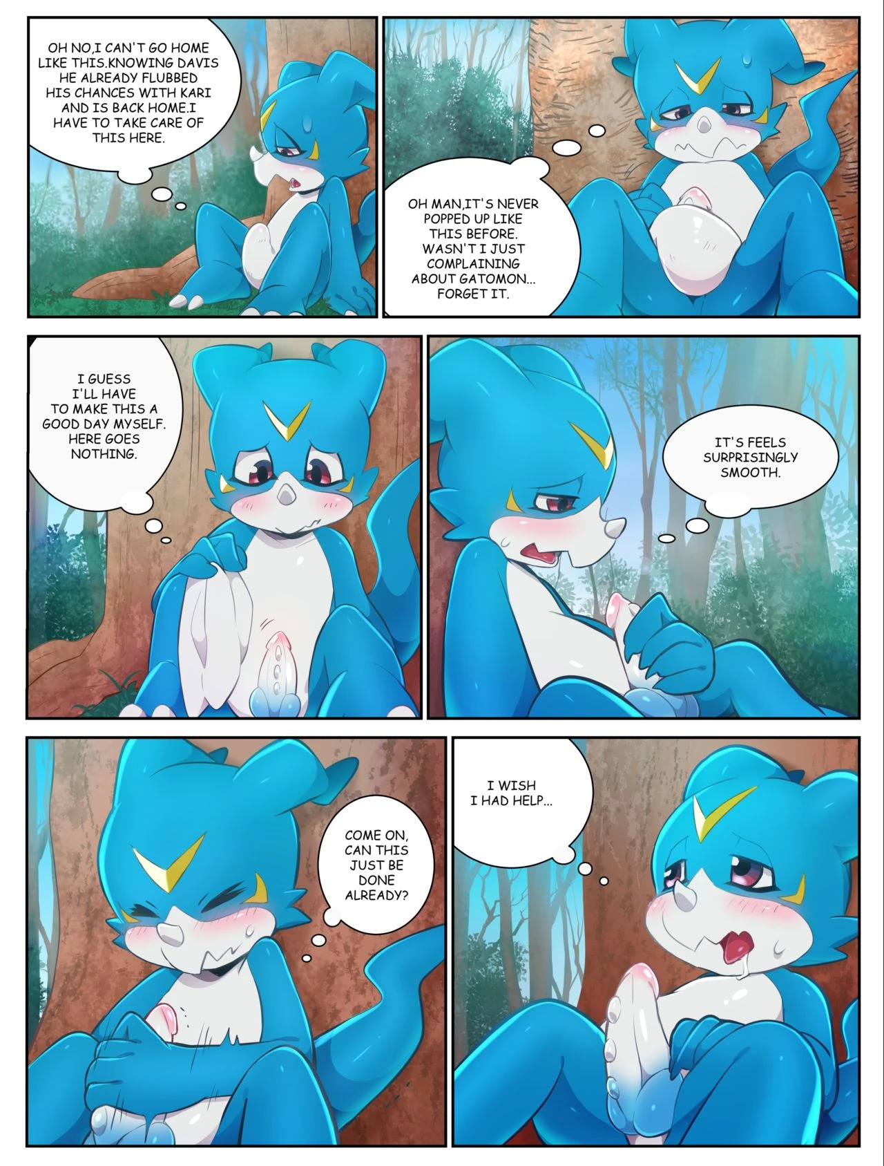 Veemon's Happy day porn comic picture 8