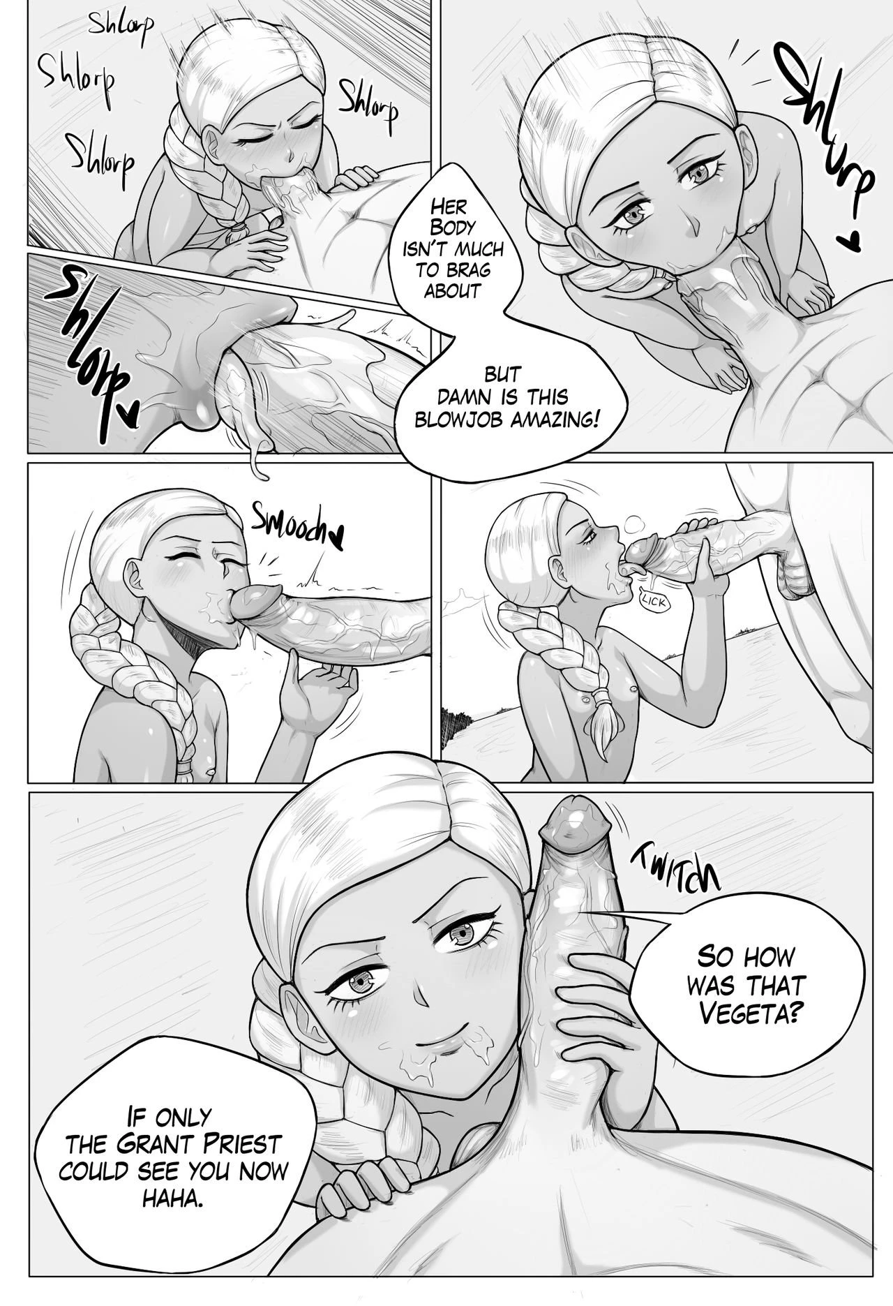 Vegeta x Cus porn comic picture 1