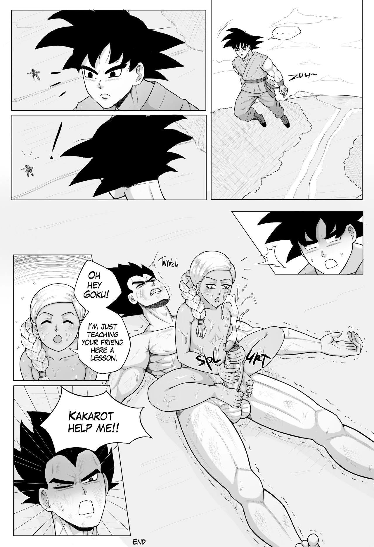 Vegeta x Cus porn comic picture 5
