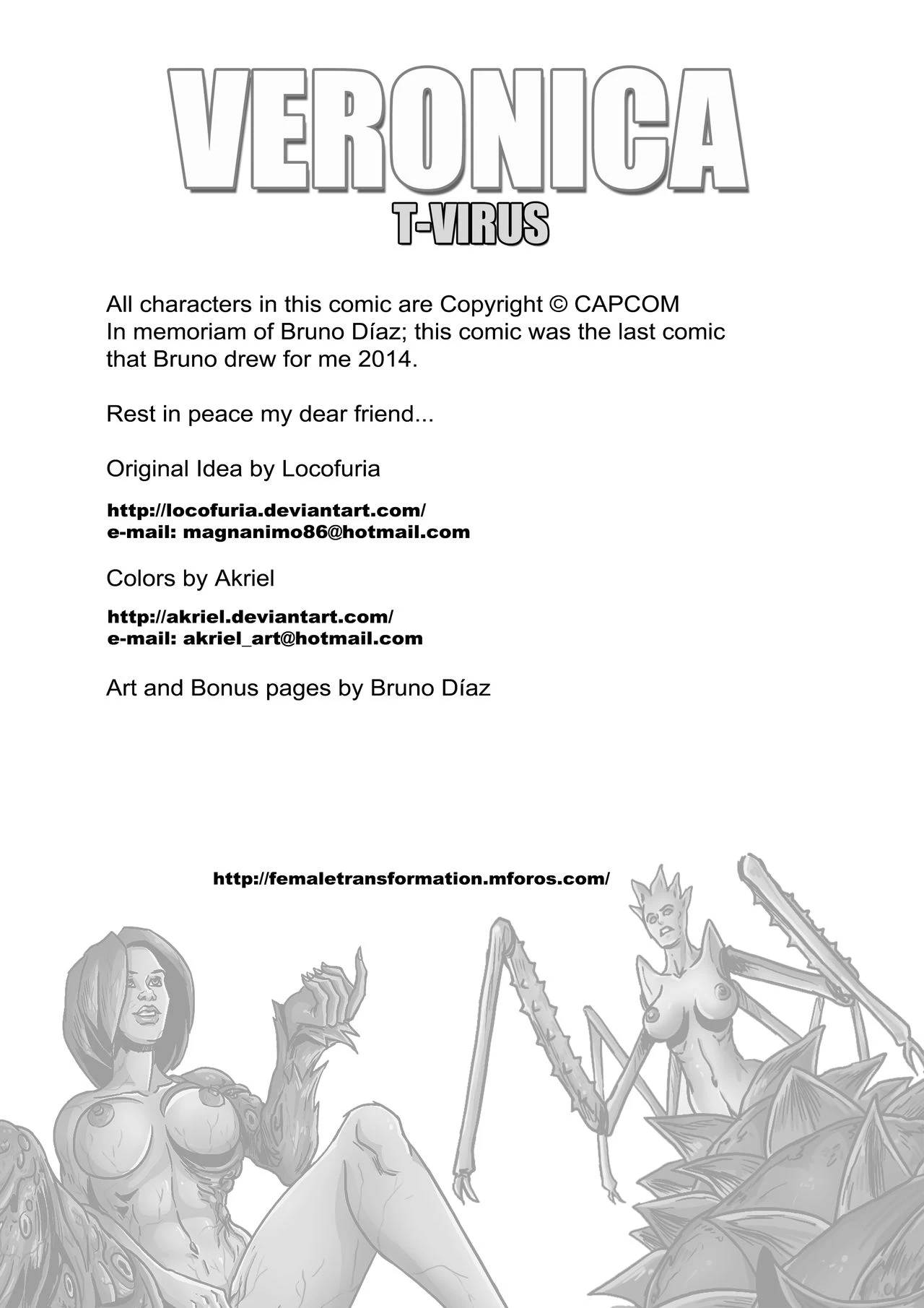 Veronica T-Virus porn comic picture 2