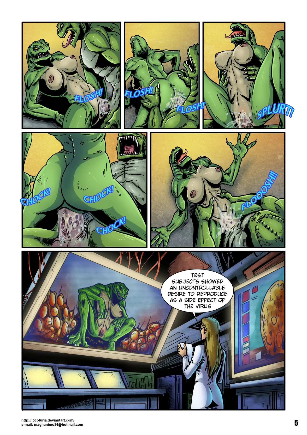 Veronica T-Virus porn comic picture 7