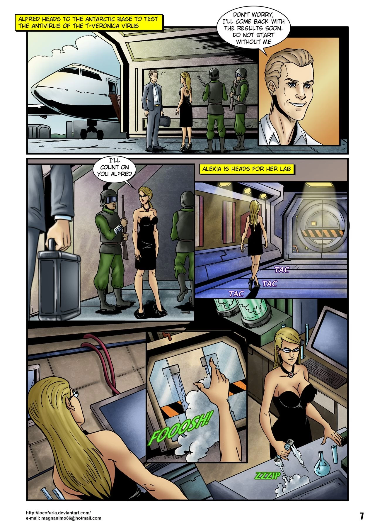 Veronica T-Virus porn comic picture 9