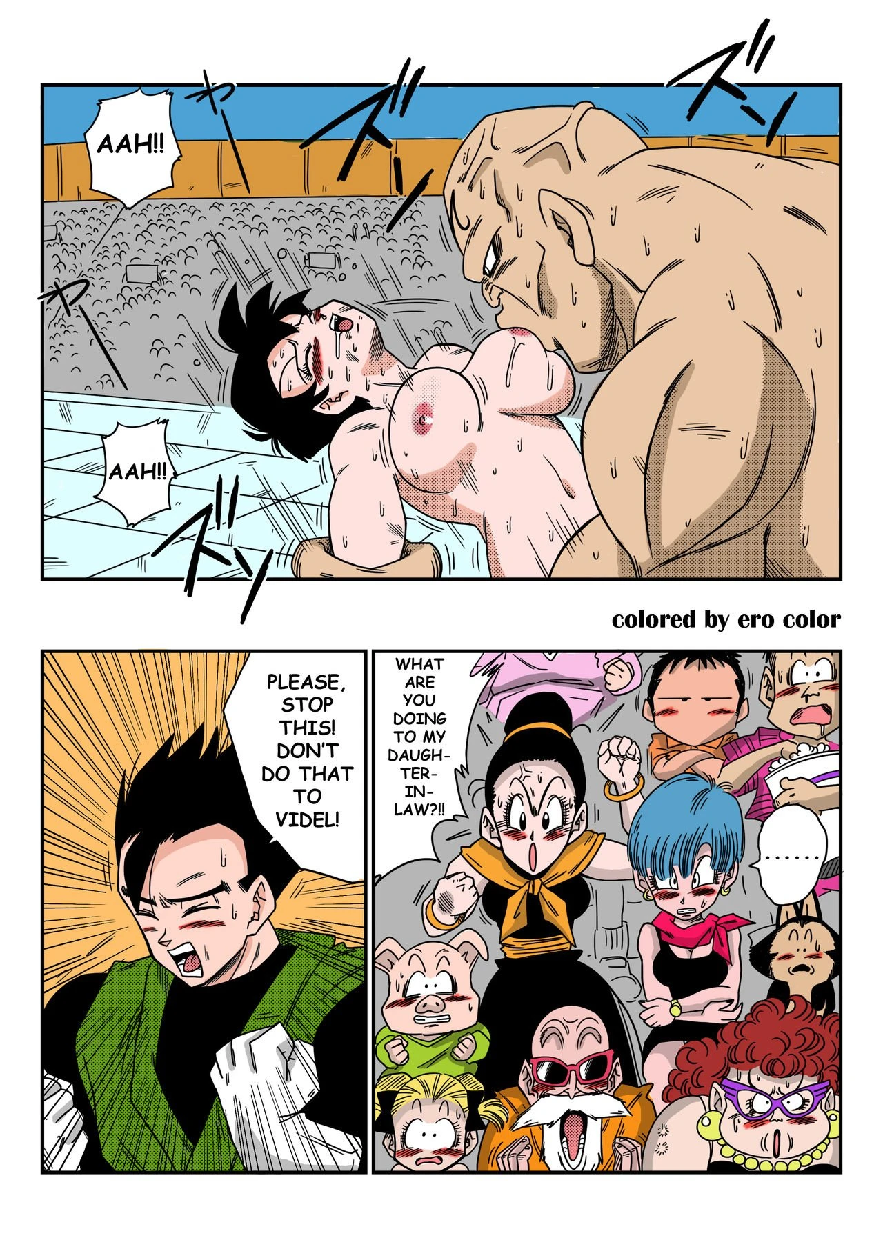 Videl vs Spopovich [Colorized] porn comic picture 14