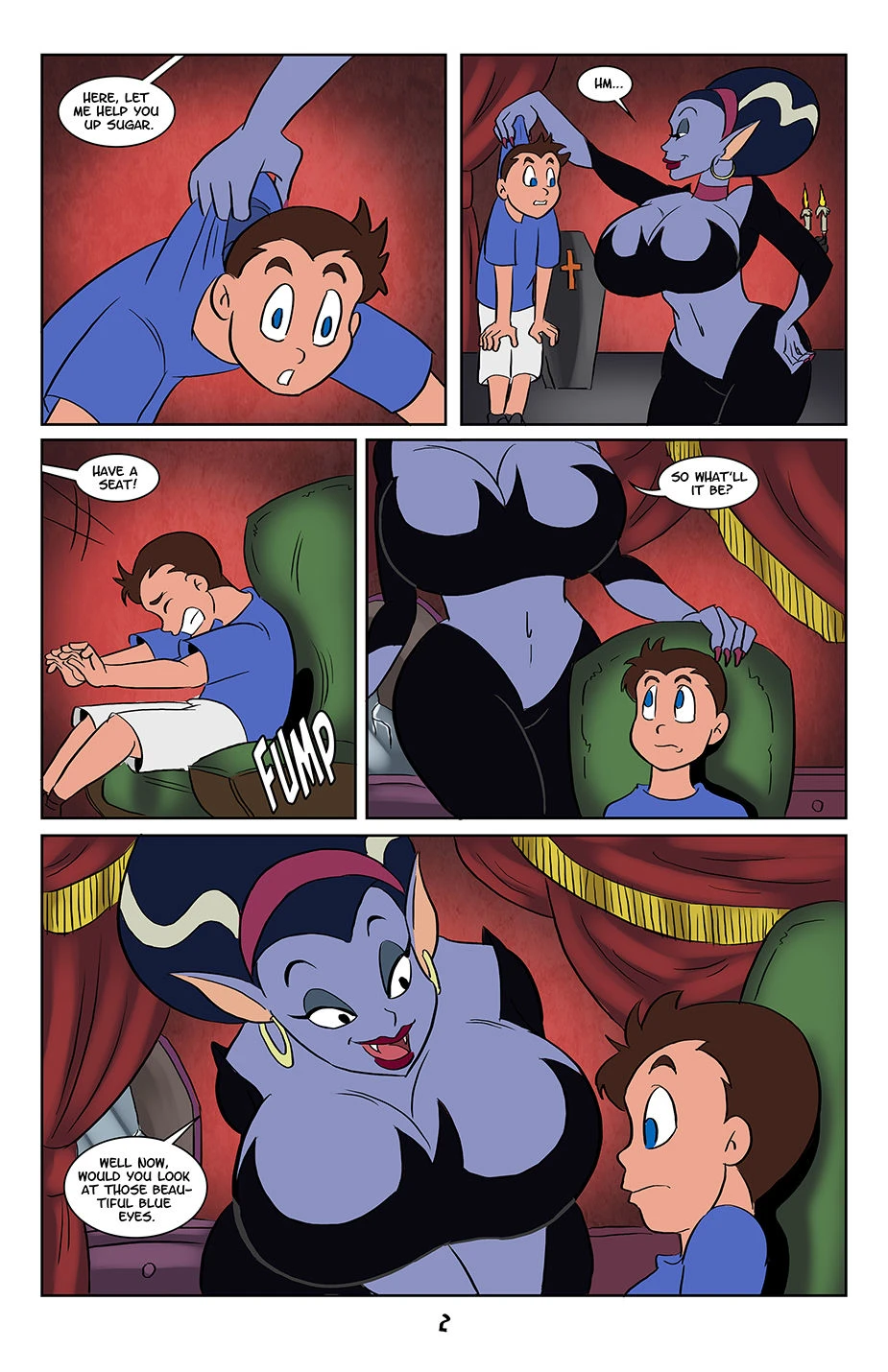 Vivi's Head Salon porn comic picture 3