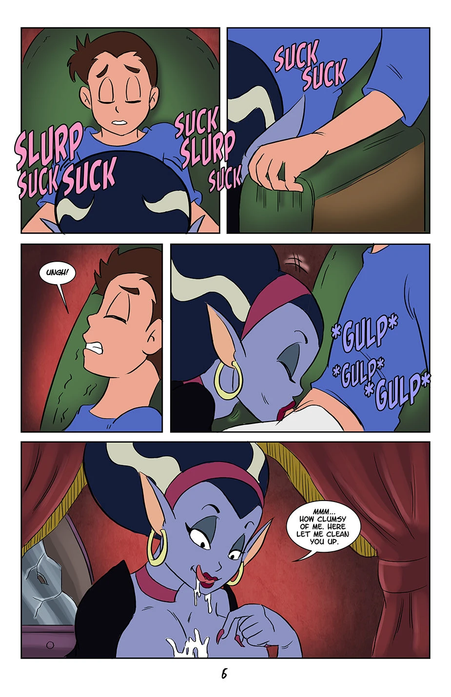 Vivi's Head Salon porn comic picture 7