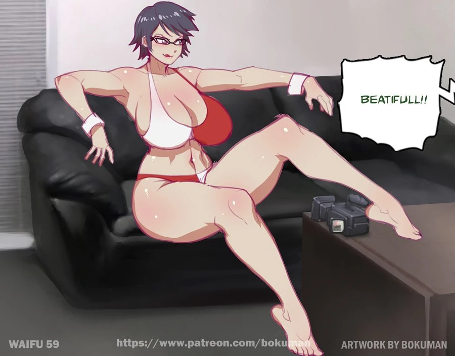Waifu on couch porn comic picture 112